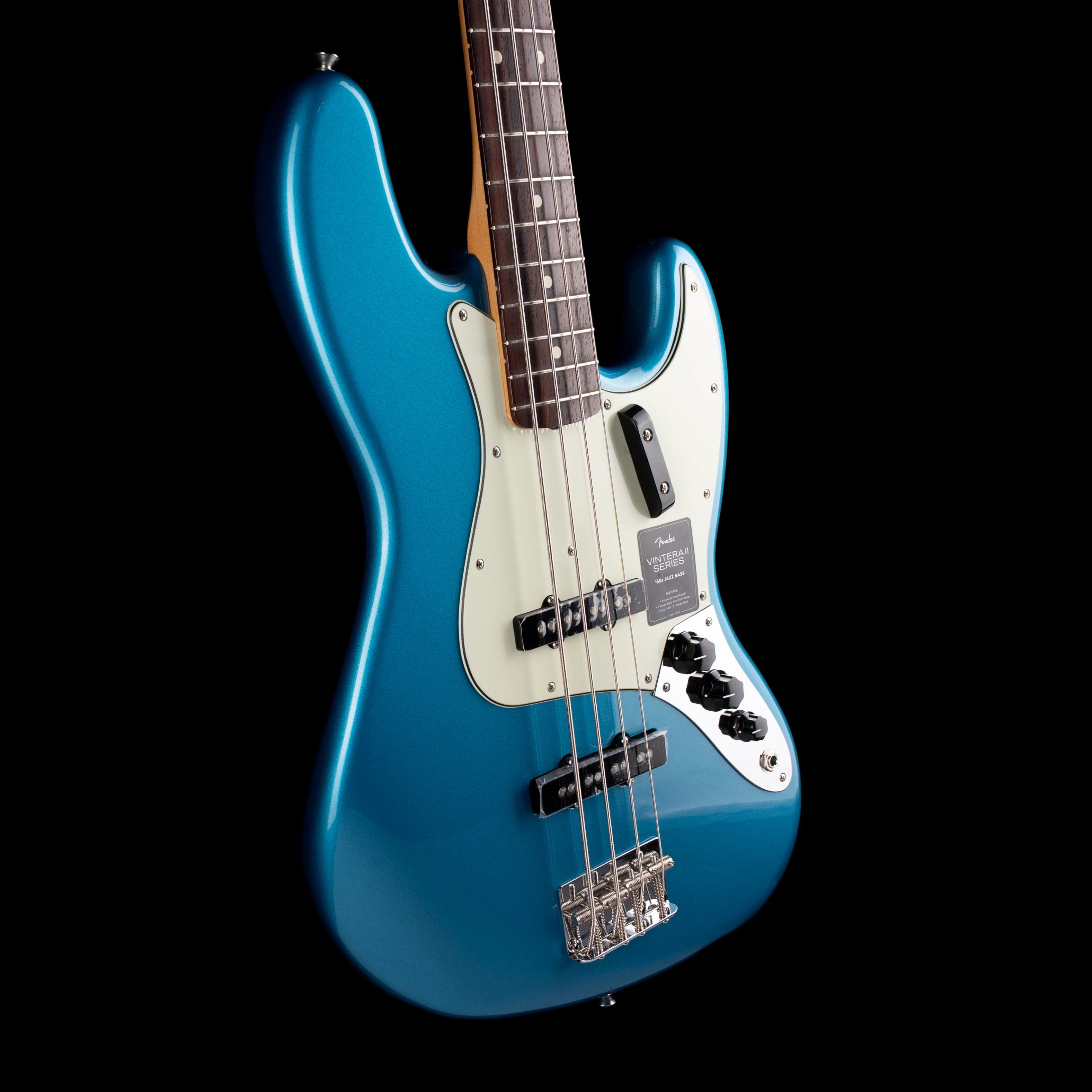Used 2023 Fender Vintera II 60s Jazz Bass Lake Placid Blue With Gig Bag - Image 6