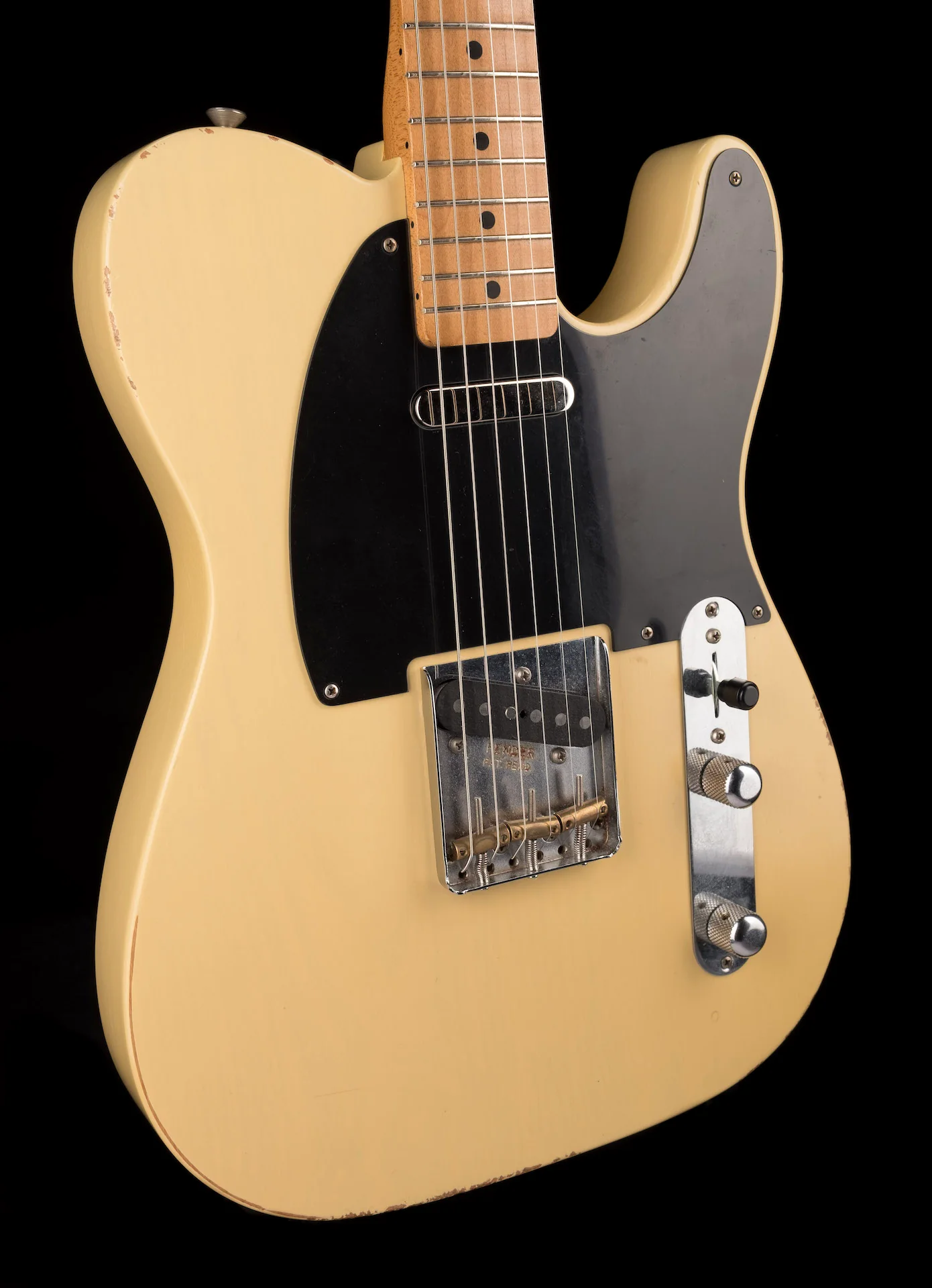Used '19 Fender Vintera Road Worn '50s Telecaster Vintage Blonde with Gig Bag - Image 11
