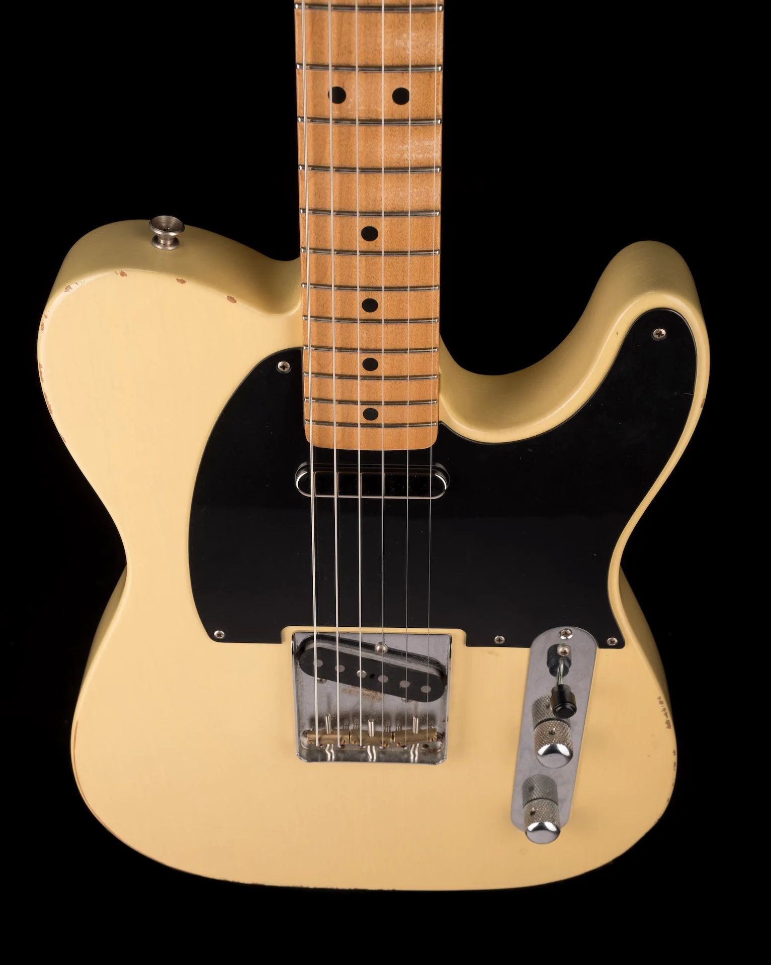 Used '19 Fender Vintera Road Worn '50s Telecaster Vintage Blonde with Gig Bag - Image 4