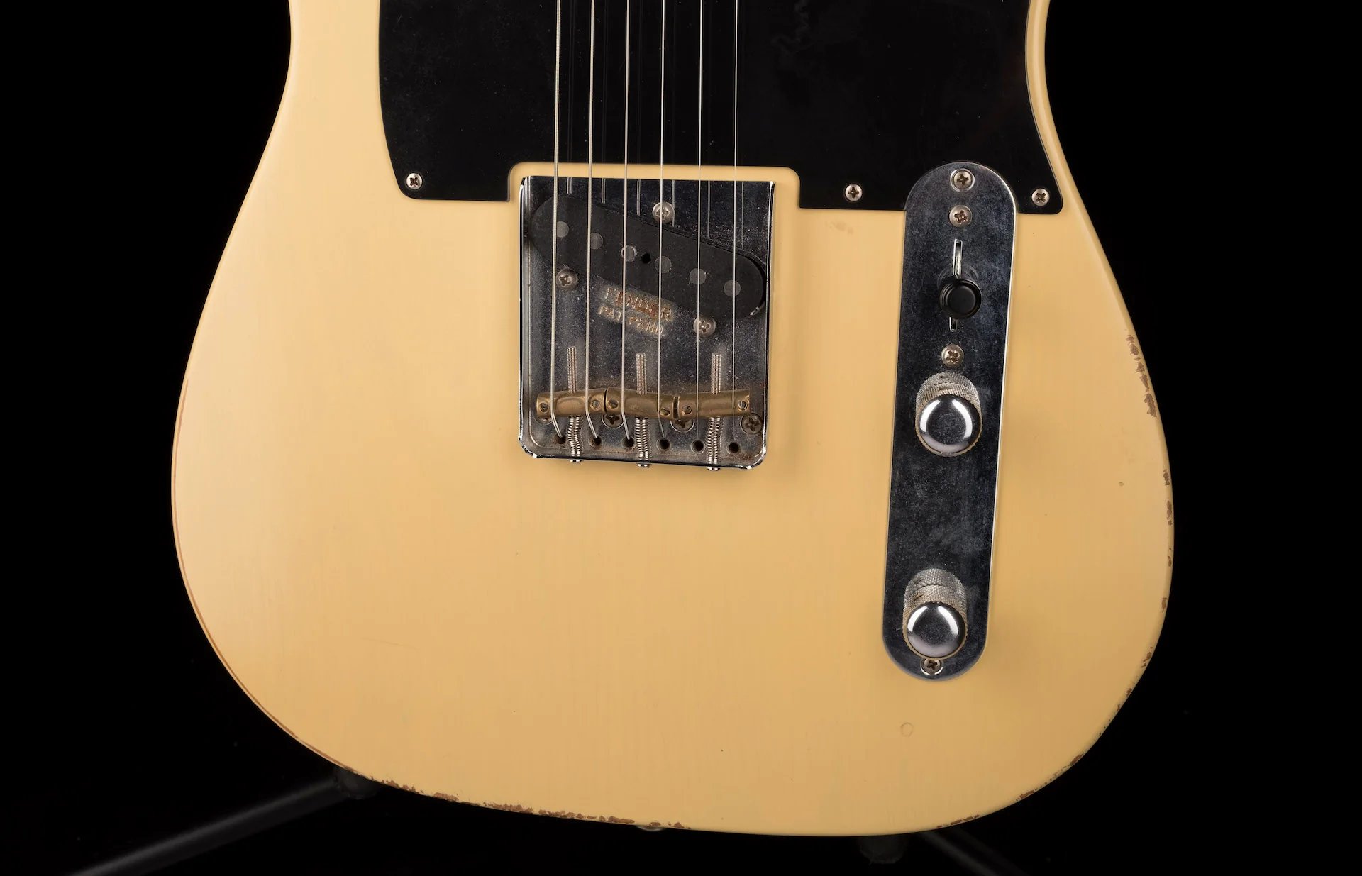 Used '19 Fender Vintera Road Worn '50s Telecaster Vintage Blonde with Gig Bag - Image 5