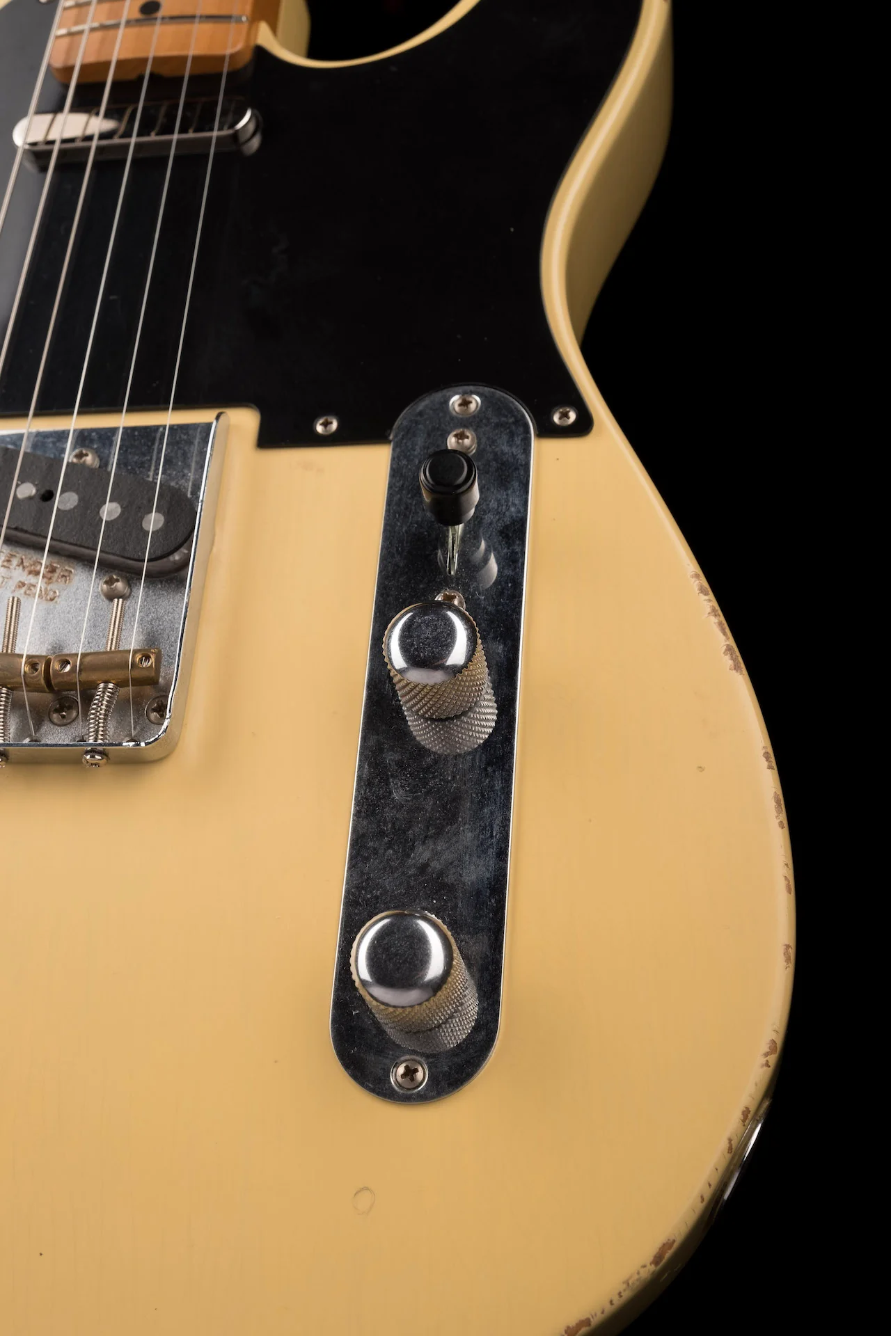 Used '19 Fender Vintera Road Worn '50s Telecaster Vintage Blonde with Gig Bag - Image 7