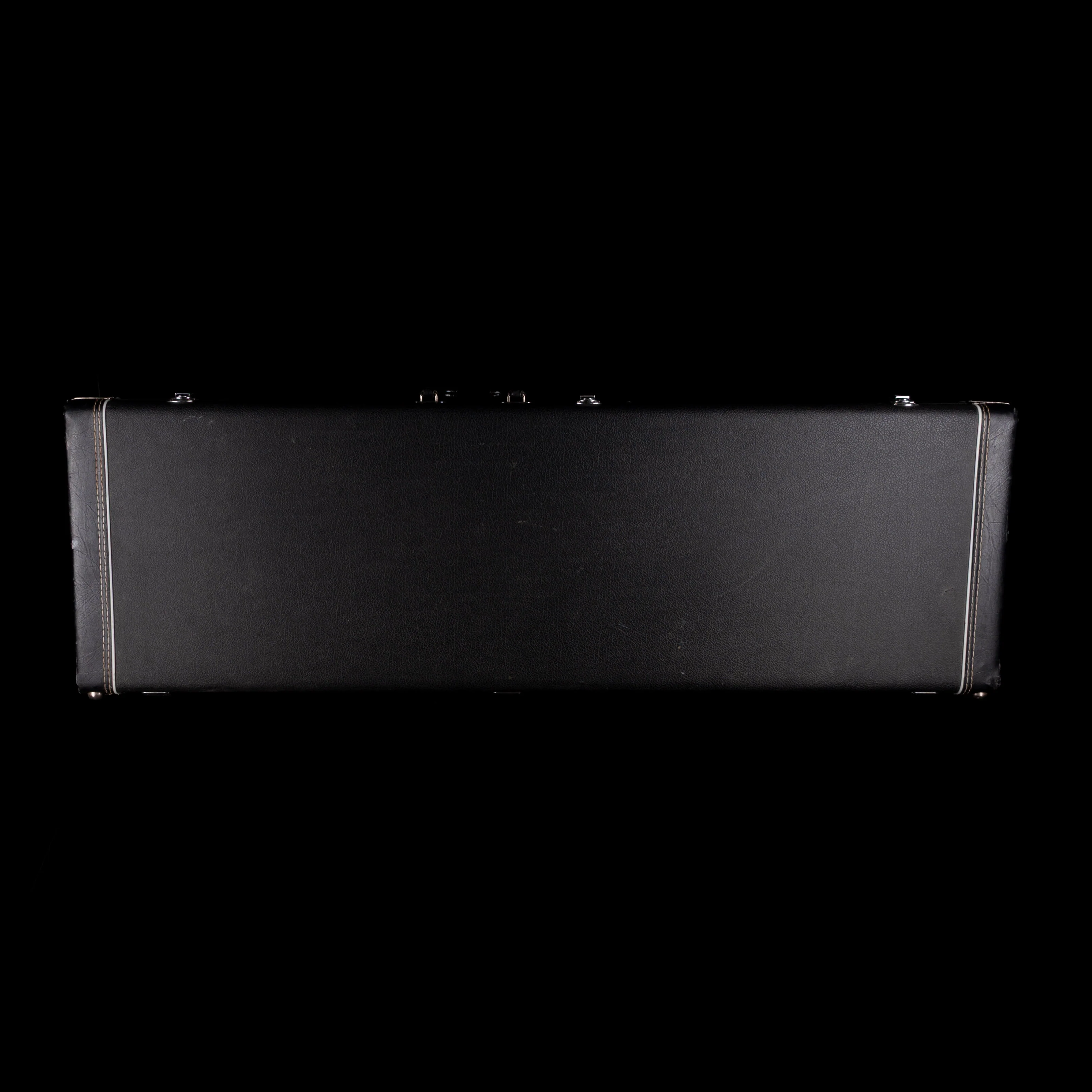 Used Fender Wooden Bass Case Black Tolex - Image 2