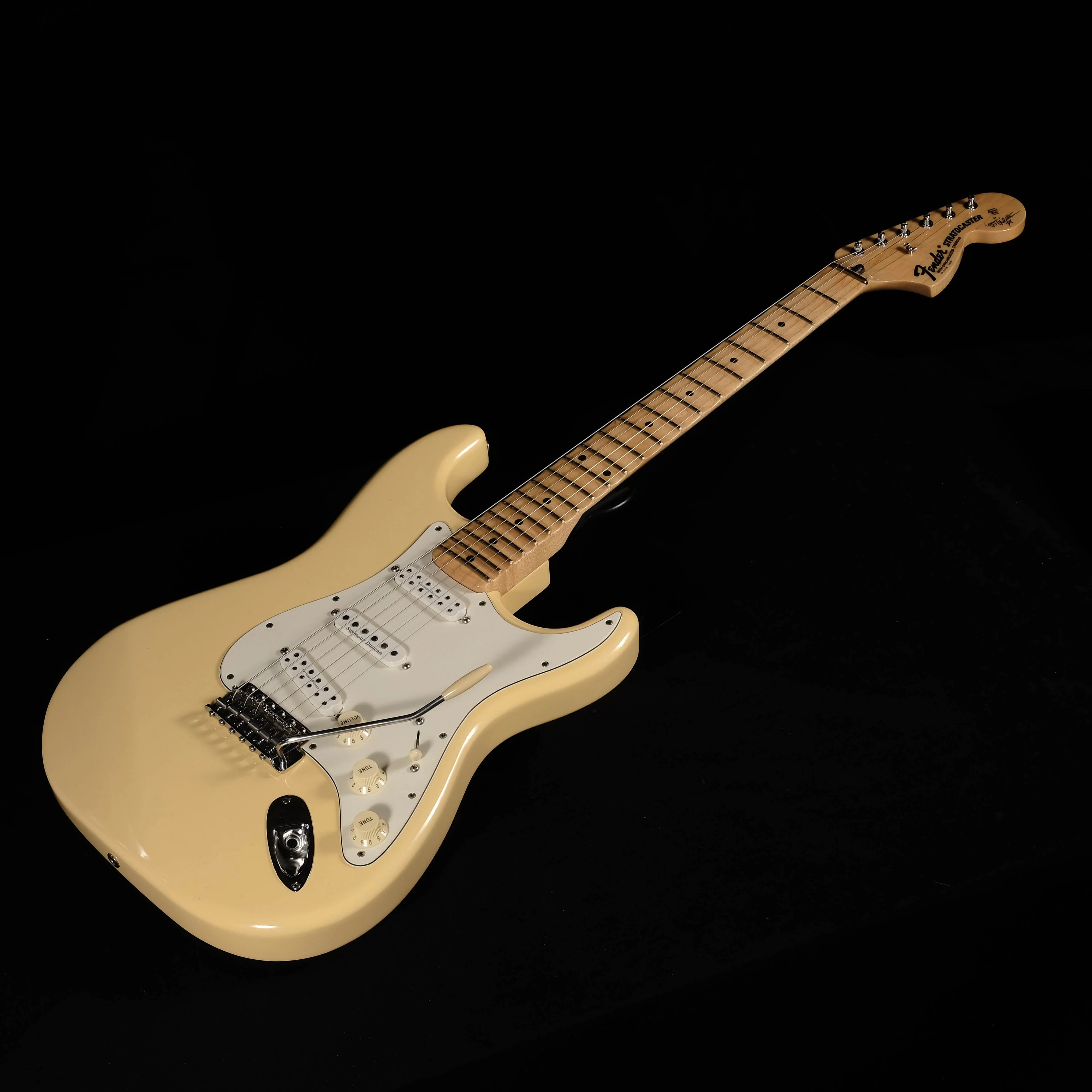 Pre Owned Fender Yngwie Malmsteen Stratocaster Vintage White OHSC With UPGRADES! - Image 3