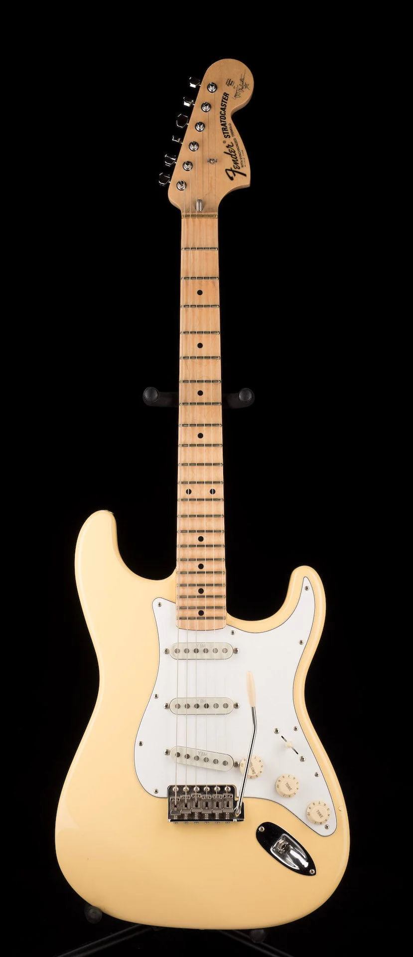 Used Fender Yngwie Malmsteen Stratocaster Vintage White with OHSC - Image 2