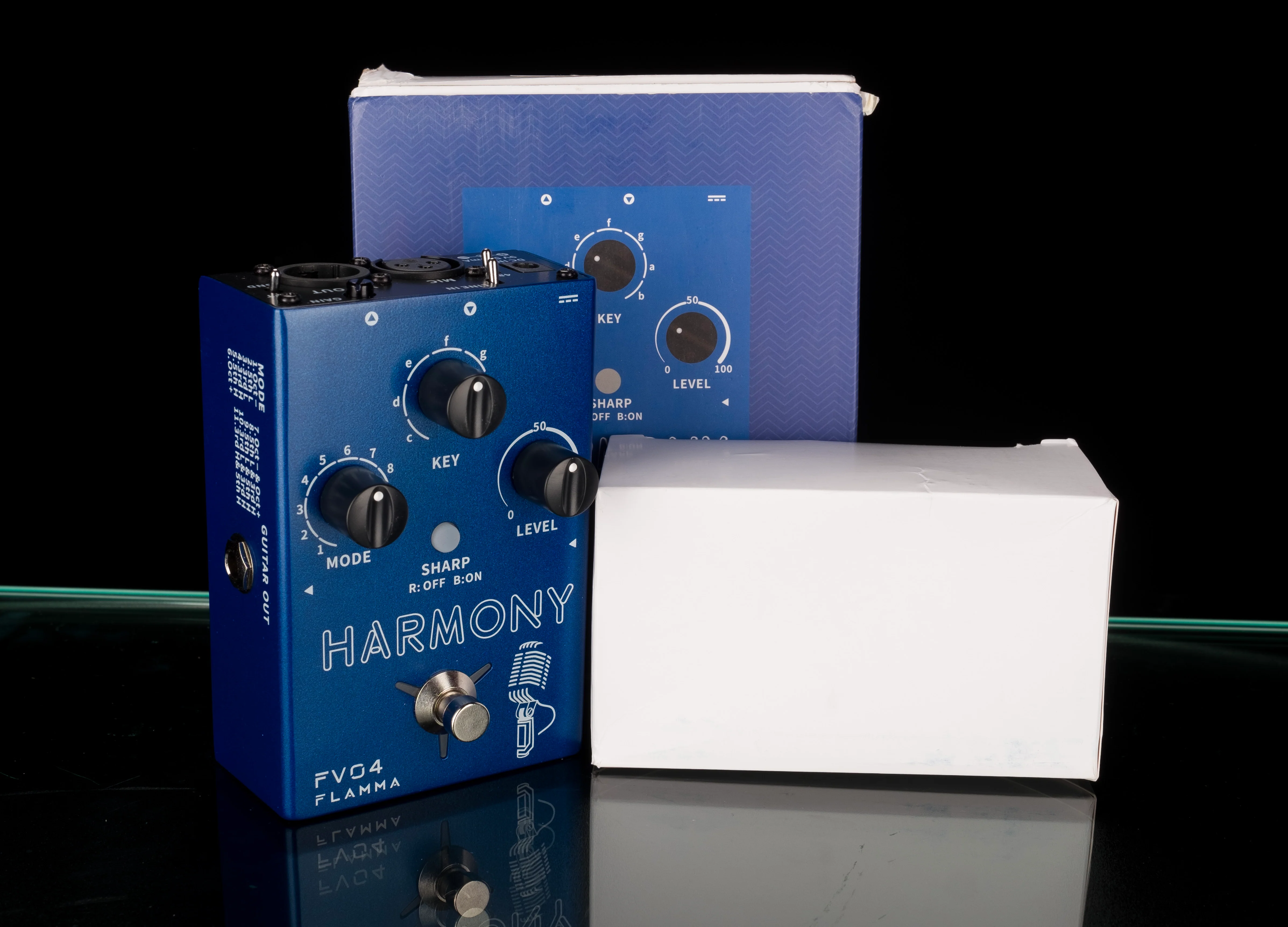 Used Flamma FV04 Harmony Vocal Processor Effects Pedal with Box -1