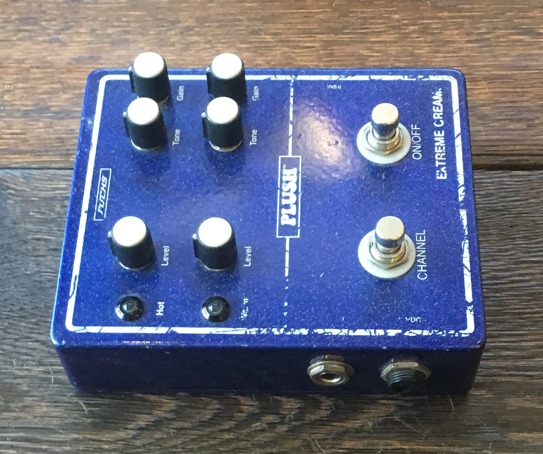 Used Fuchs Plush Extreme Cream Overdrive Guitar Effect Pedal - Image 6