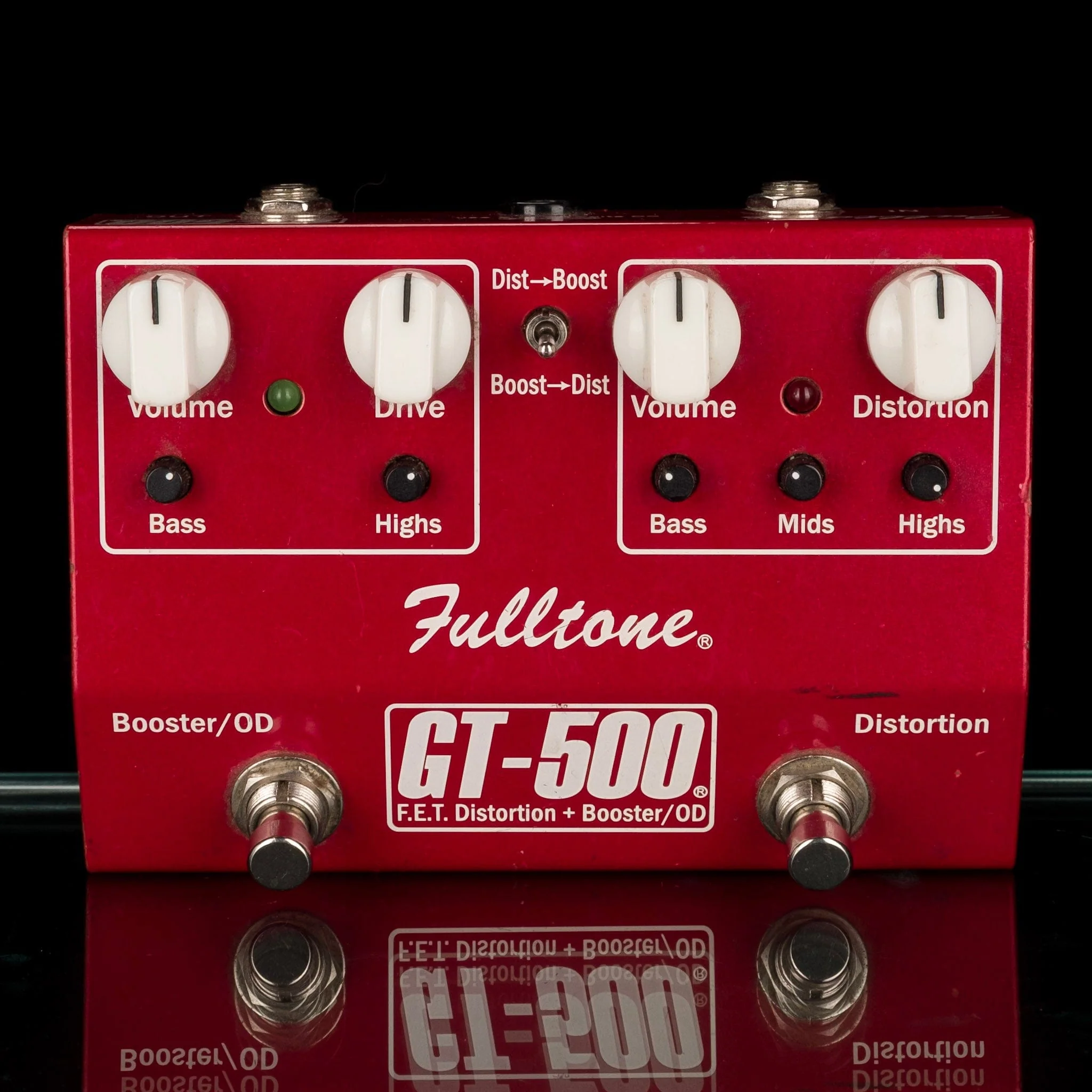 Used Fulltone GT-500 Dual Overdrive/Distortion Guitar Effect Pedal With Box - Image 2