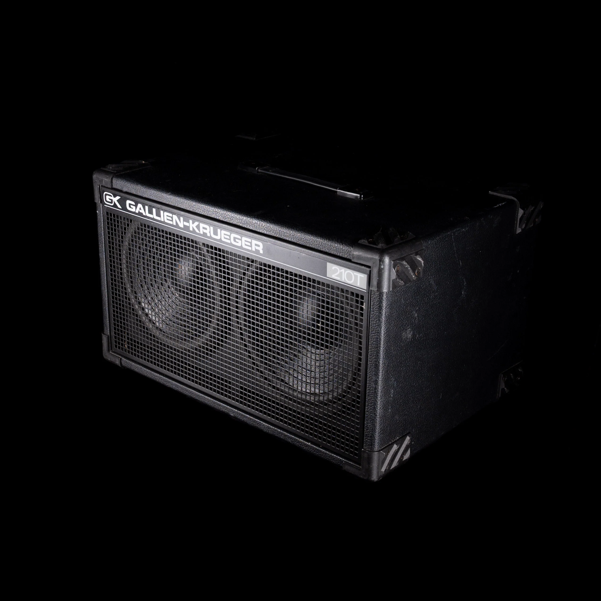 Used Gallien-Krueger 210T 2x10" Bass Amp Cabinet With Goldwood 210/8ohm Speakers Black - Image 2
