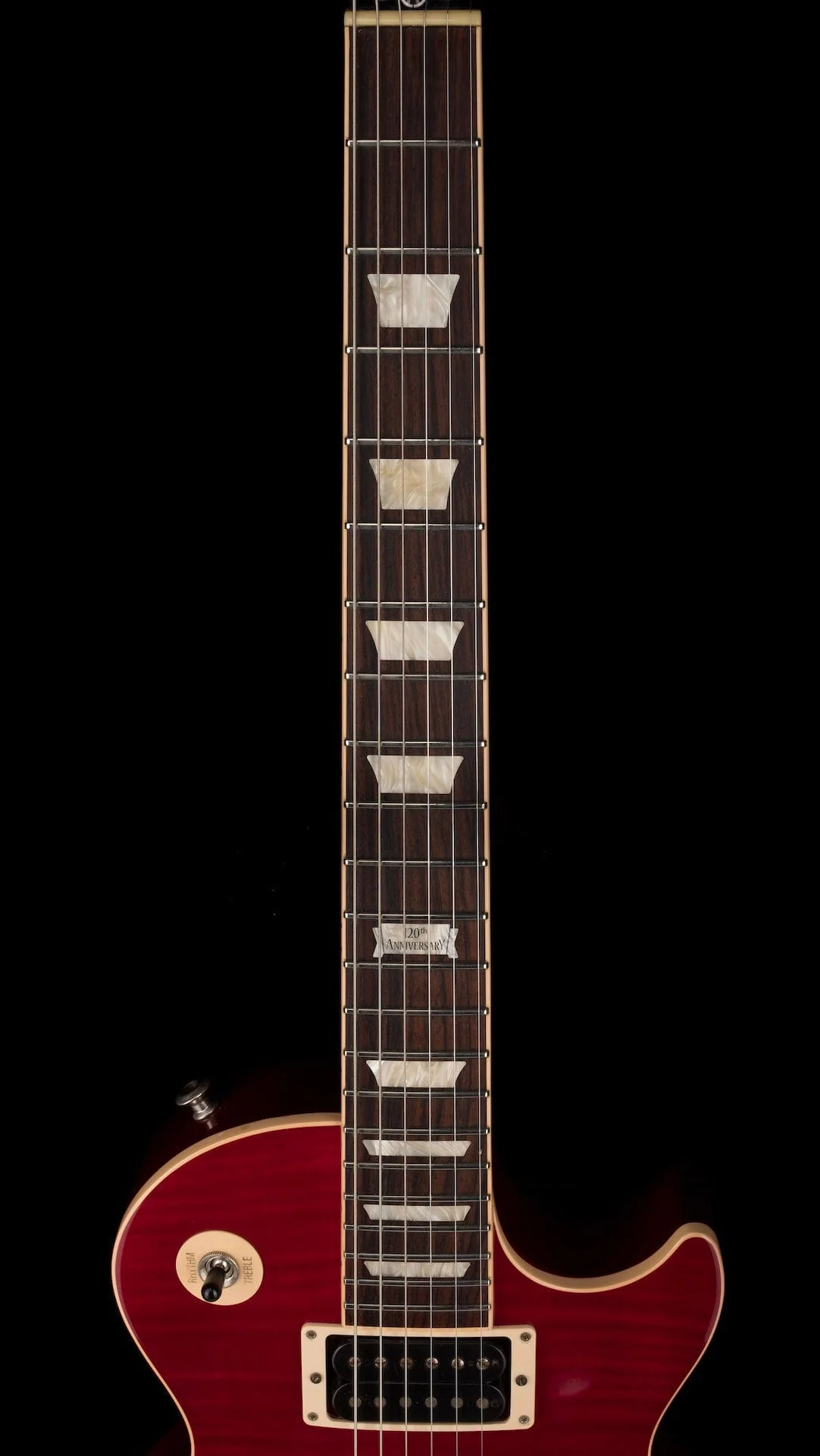 Used Gibson 120th Anniversary Les Paul Standard Plus AAAA Flametop Brilliant Red with OHSC - Image 11