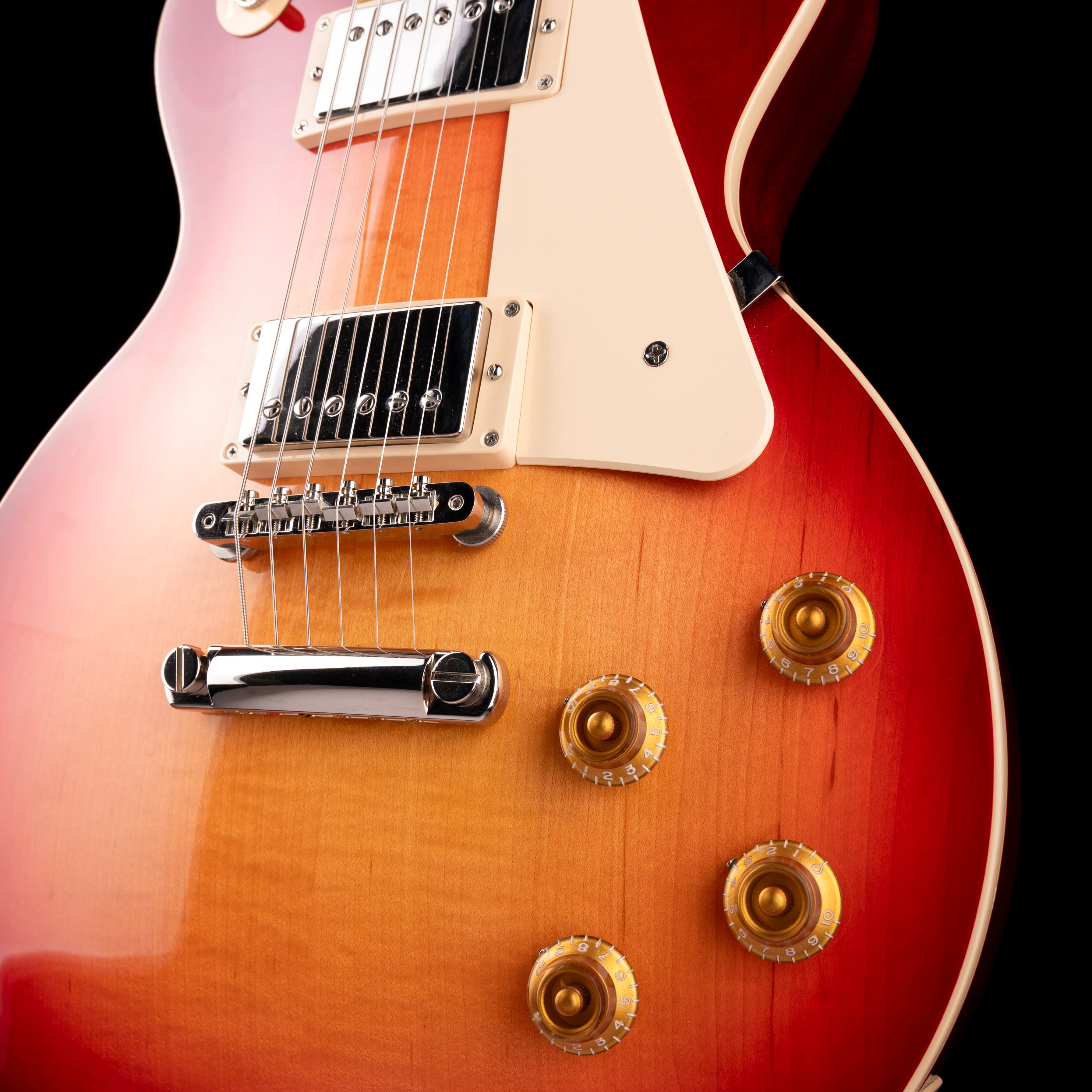 Used Gibson 2022 Les Paul Standard 50s Figured Top Heritage Cherry Sunburst with OHSC - Image 5