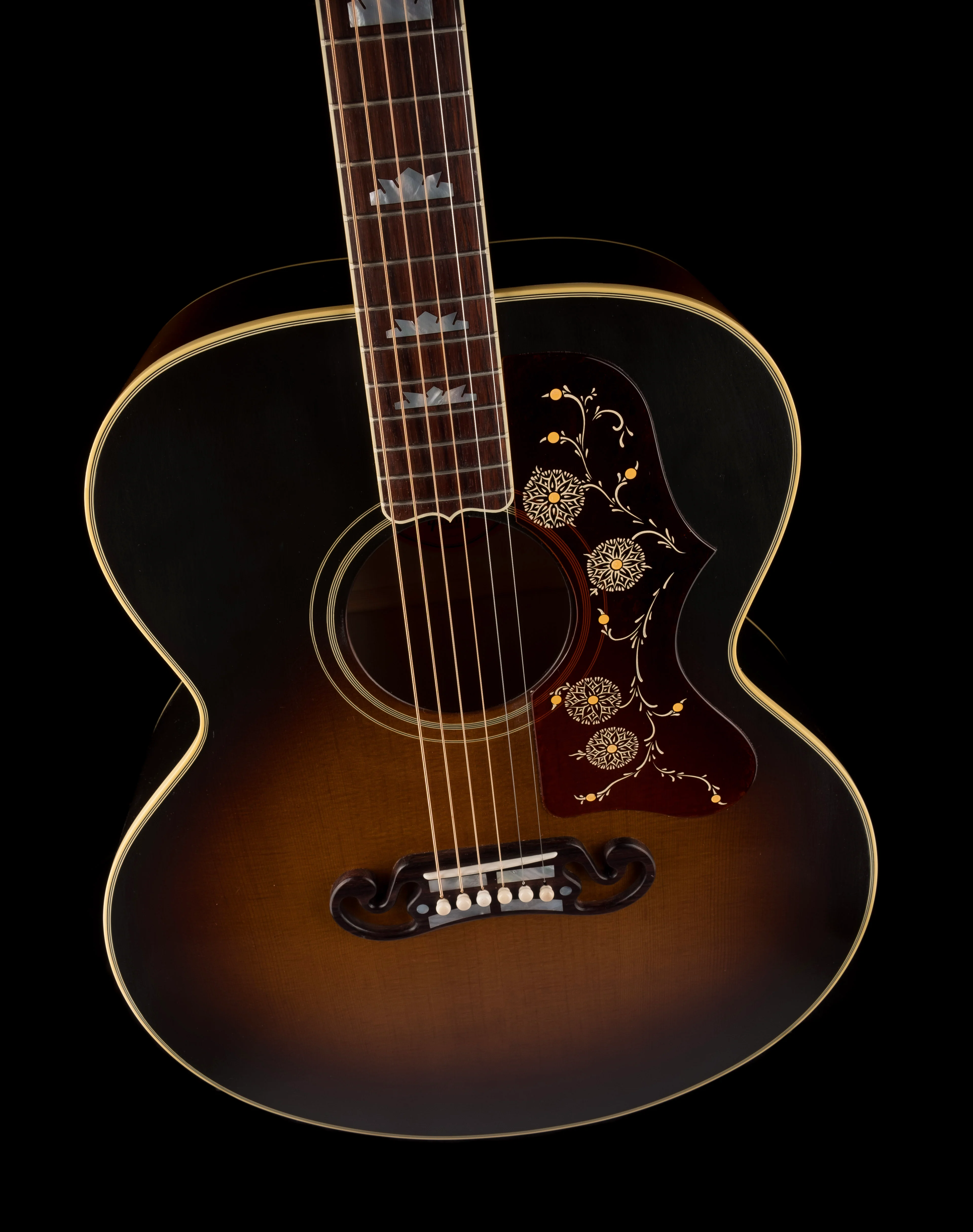 Used Gibson Custom Shop 1957 SJ-200 Vintage Sunburst with Case - Image 8