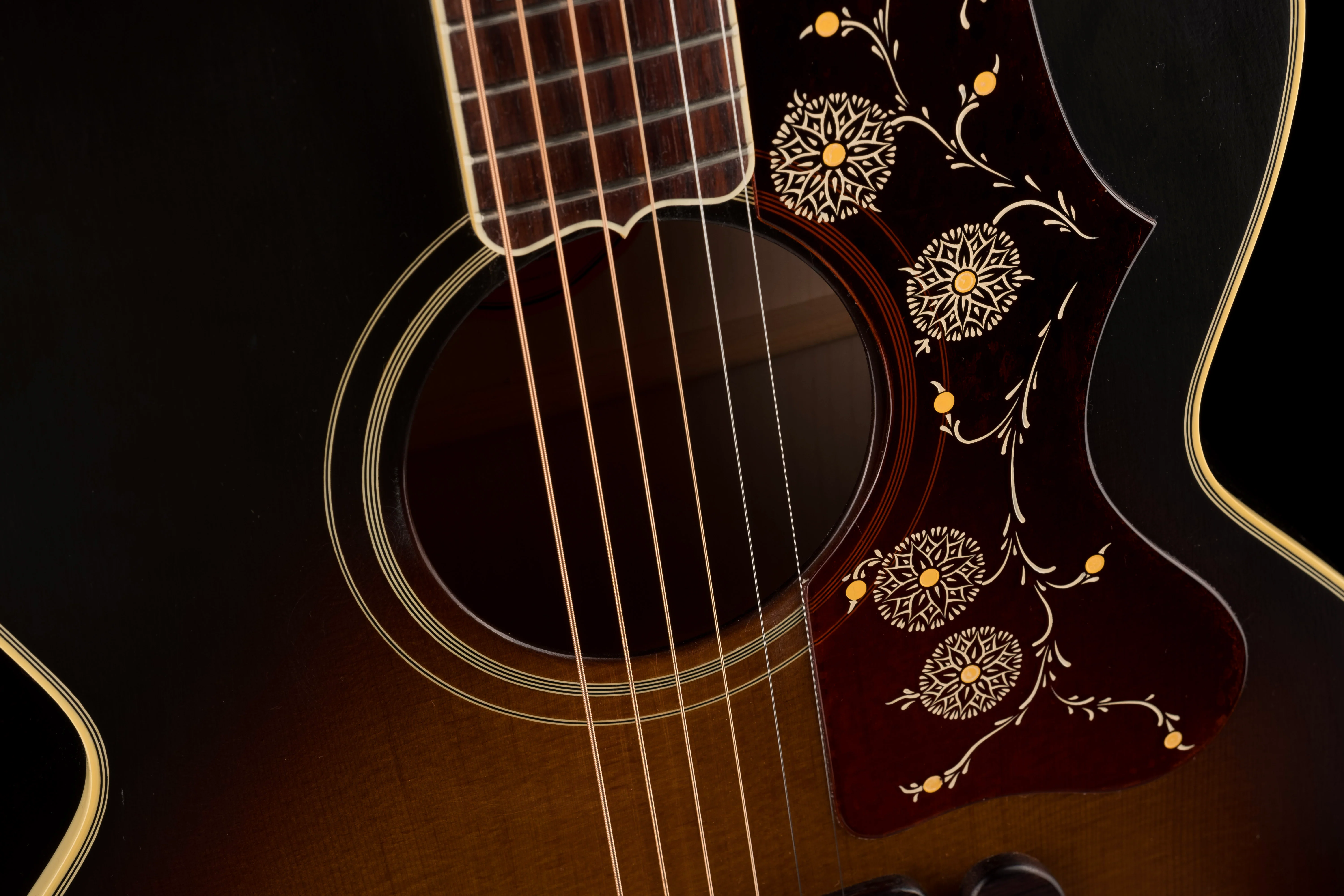 Used Gibson Custom Shop 1957 SJ-200 Vintage Sunburst with Case - Image 9