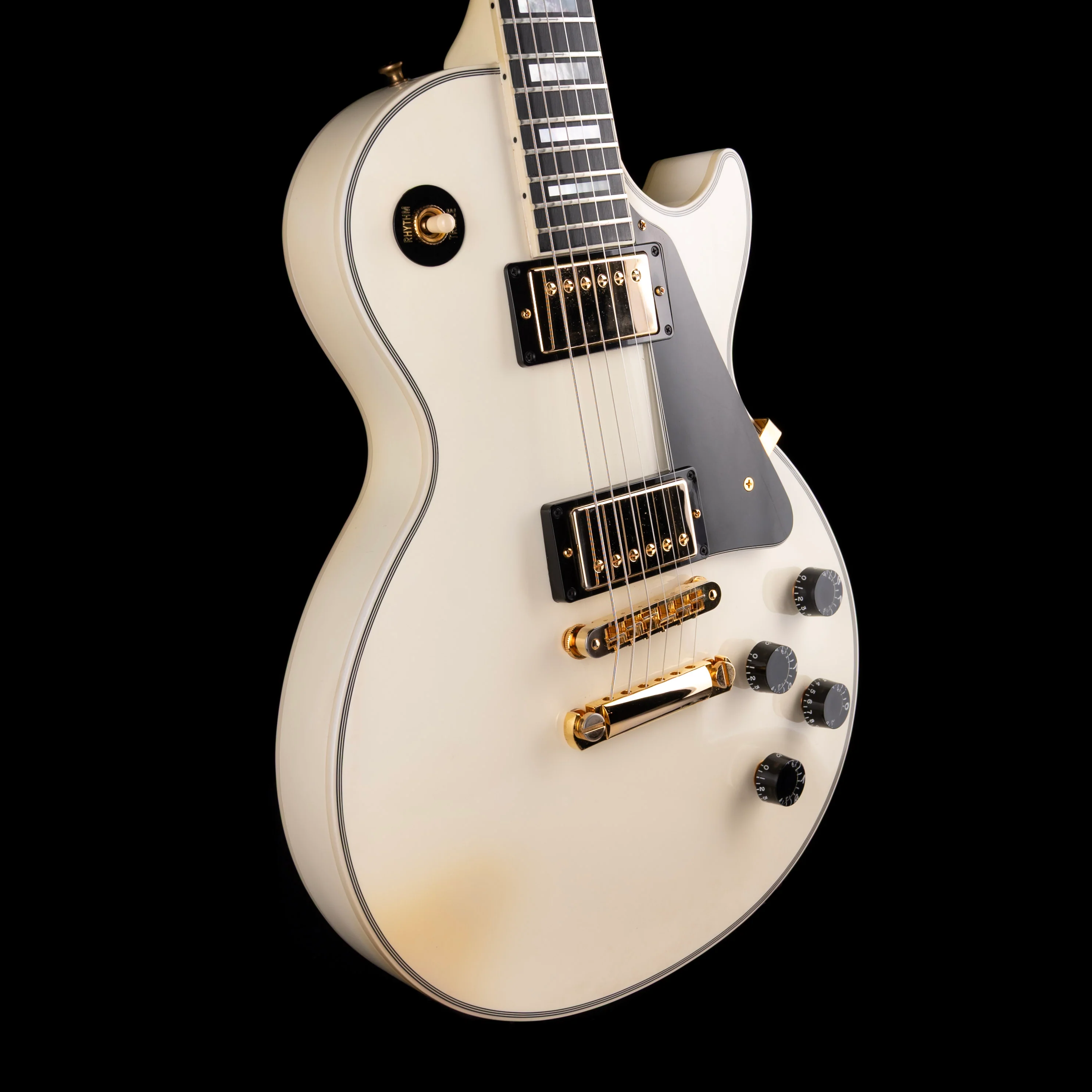Used Gibson Custom Shop Les Paul Custom Alpine White with OHSC - Image 6