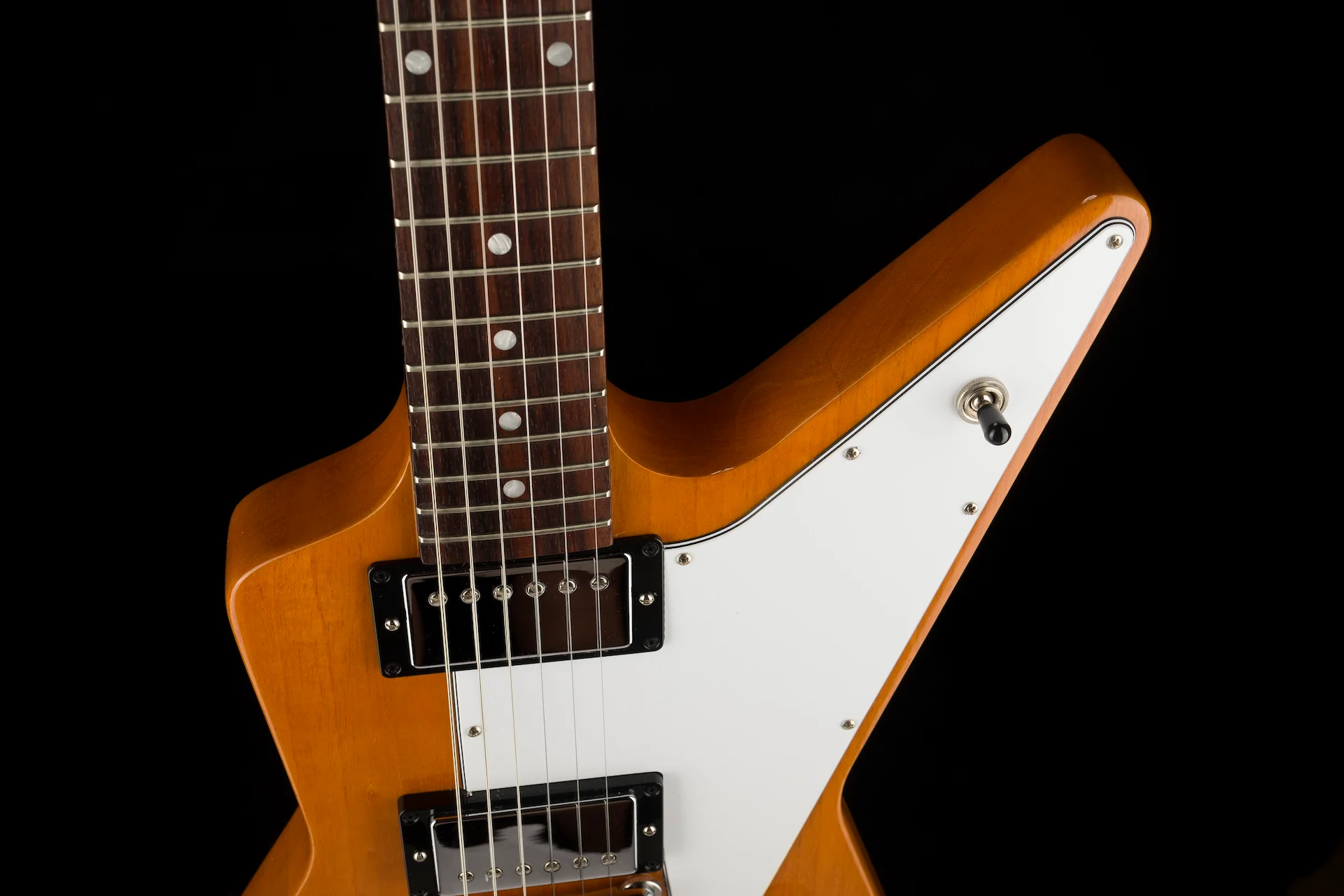 Used 2023 Gibson Explorer Antique Natural Electric Guitar With OHSC - Image 3