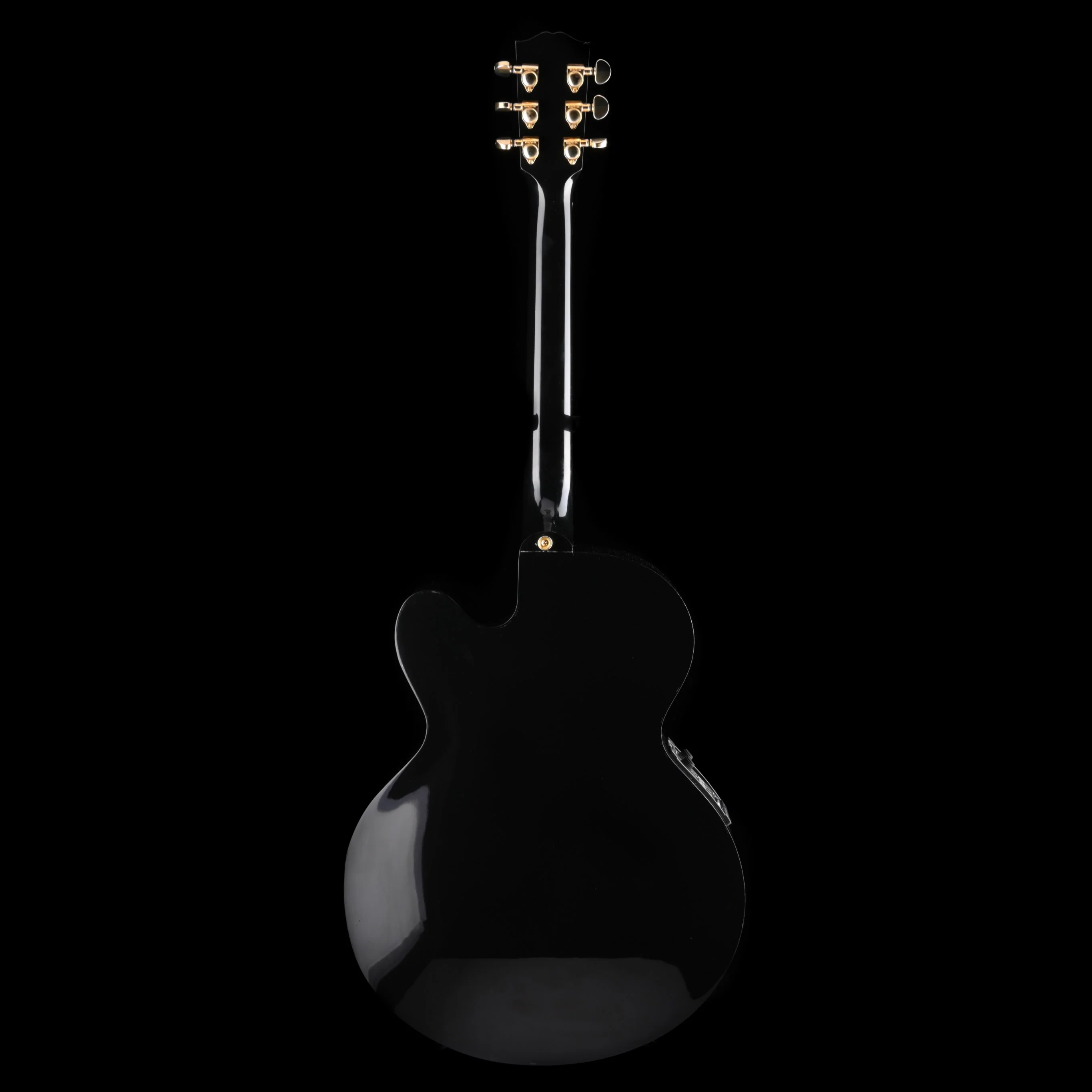 Used Gibson J-180EC Ebony Acoustic Electric Guitar With OHSC - Image 8
