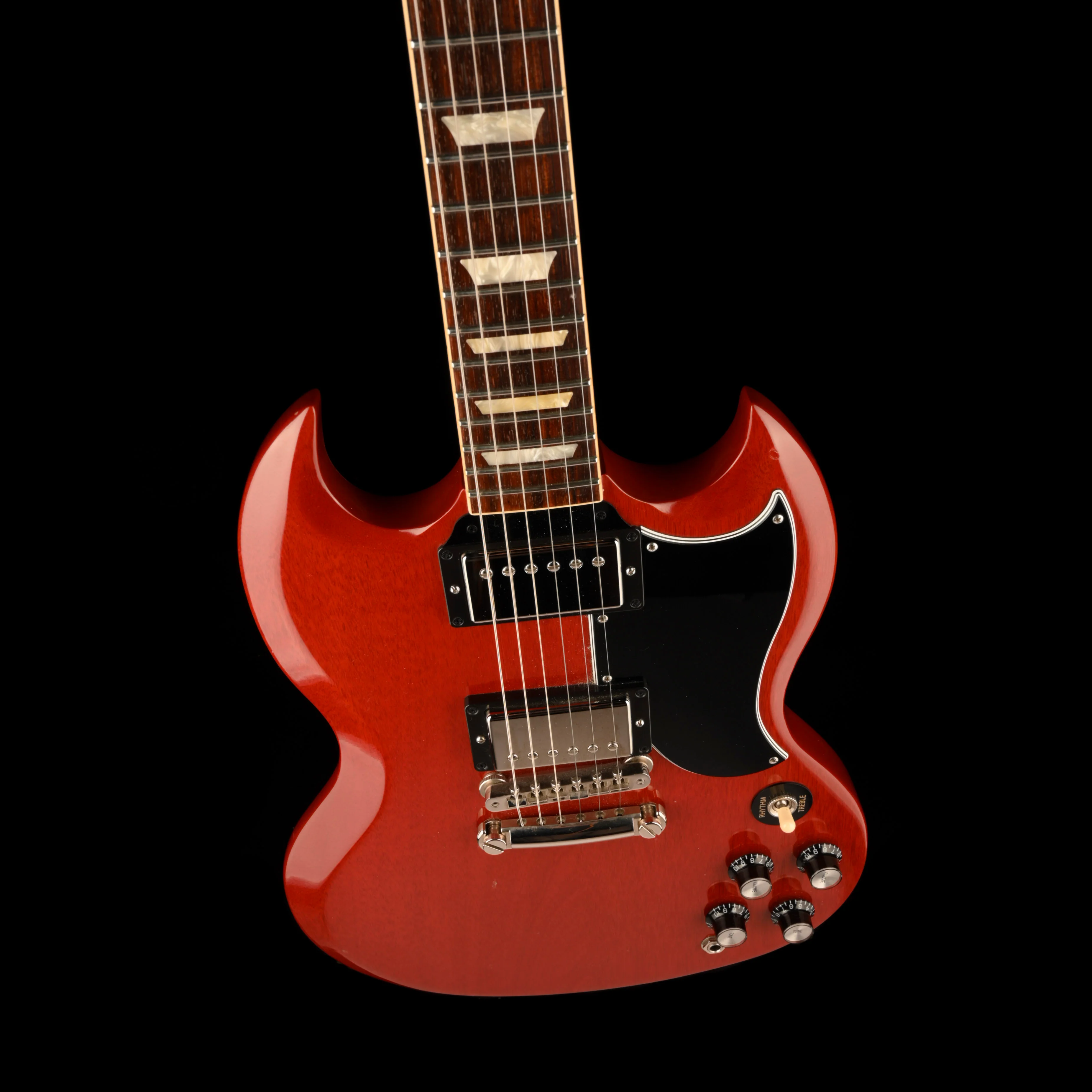 Used 2019 Gibson SG Standard '61 Stop Bar Vintage Cherry With OHSC - Image 3