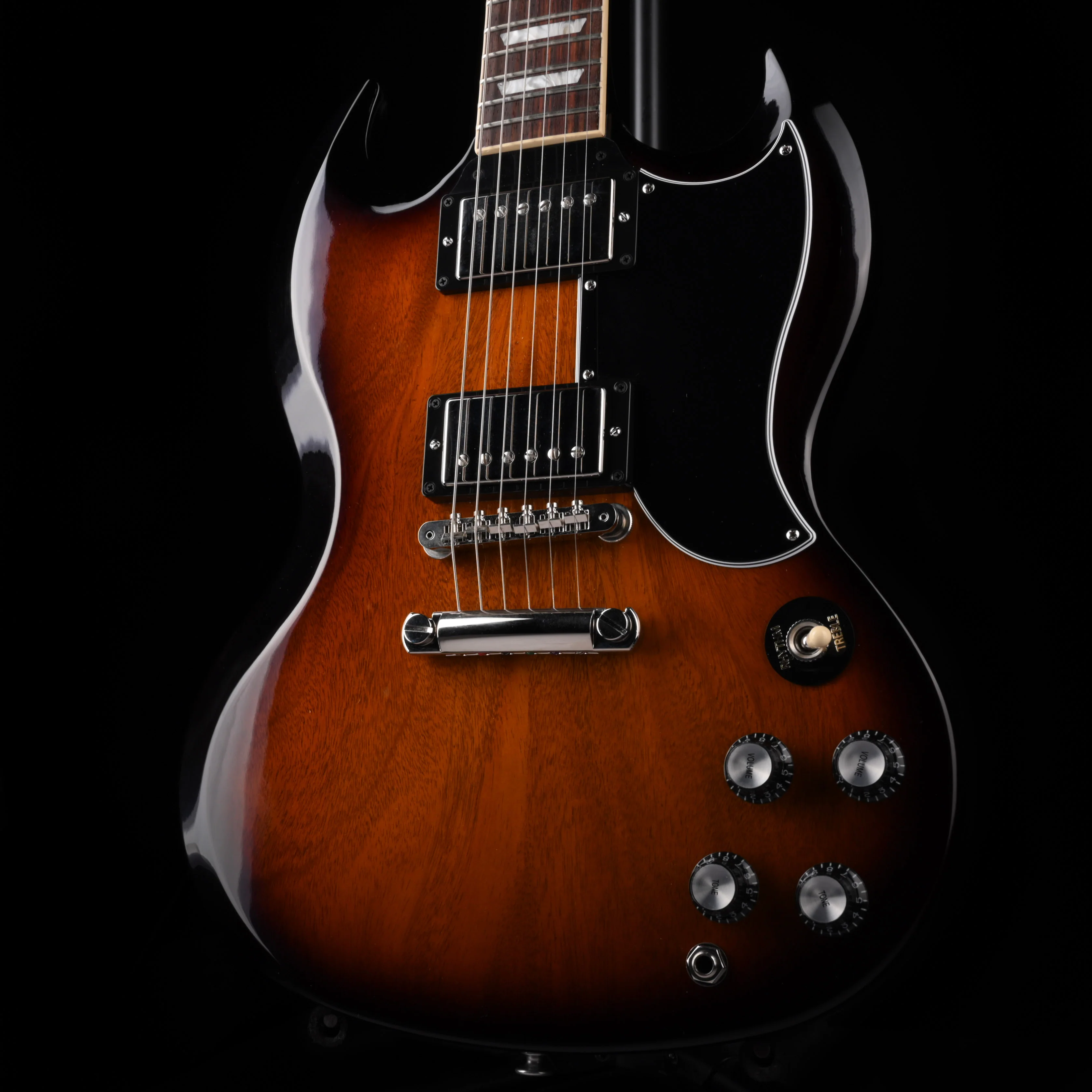 Used Gibson Limited Edition SG Standard '61 Tobacco Sunburst Perimeter with OHSC - Image 3