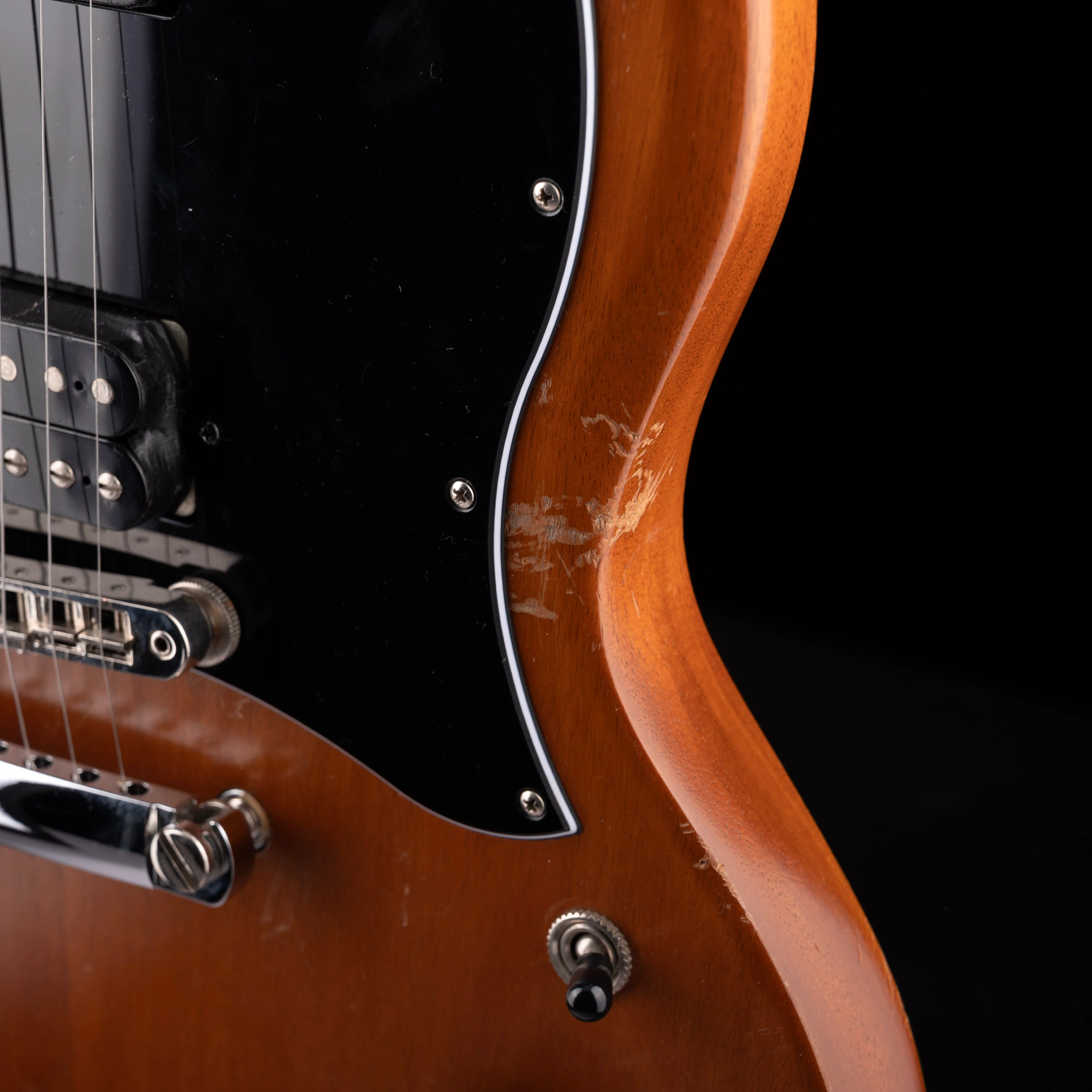 Used Gibson SG Tribute with Natural Walnut with Gig Bag - Image 4