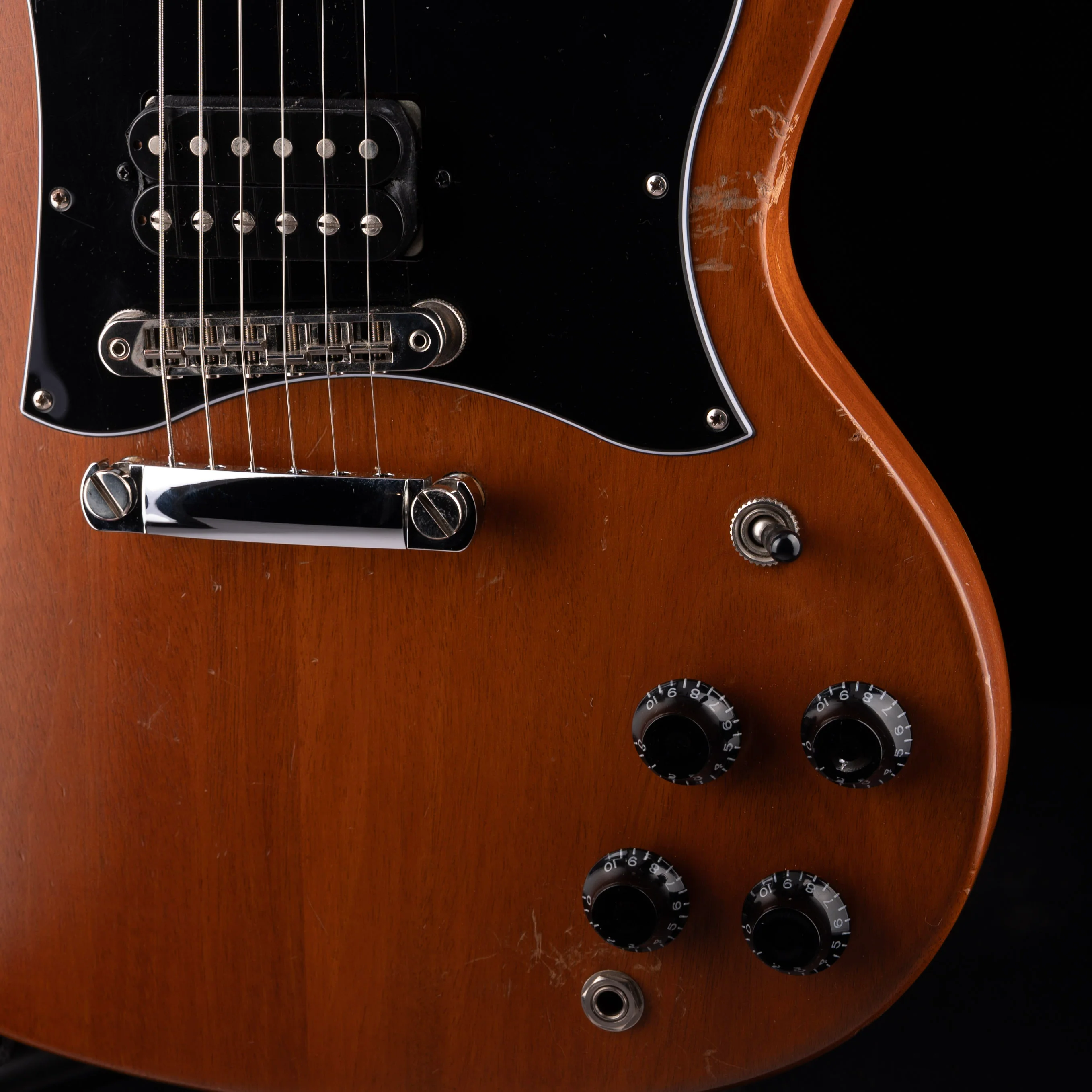 Used Gibson SG Tribute with Natural Walnut with Gig Bag - Image 5