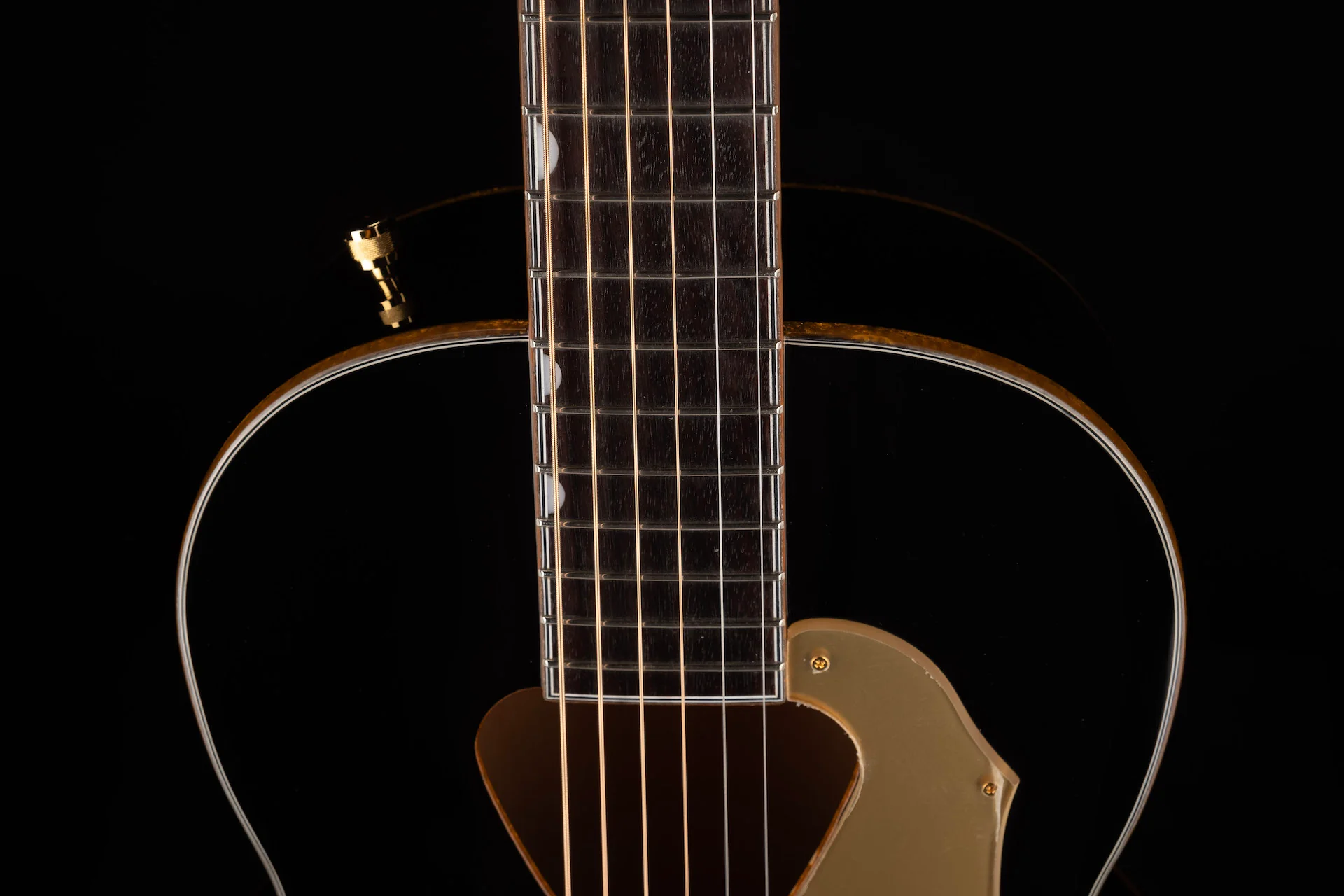 Used Gretsch G5021 Penguin Acoustic Guitar Black - Image 3