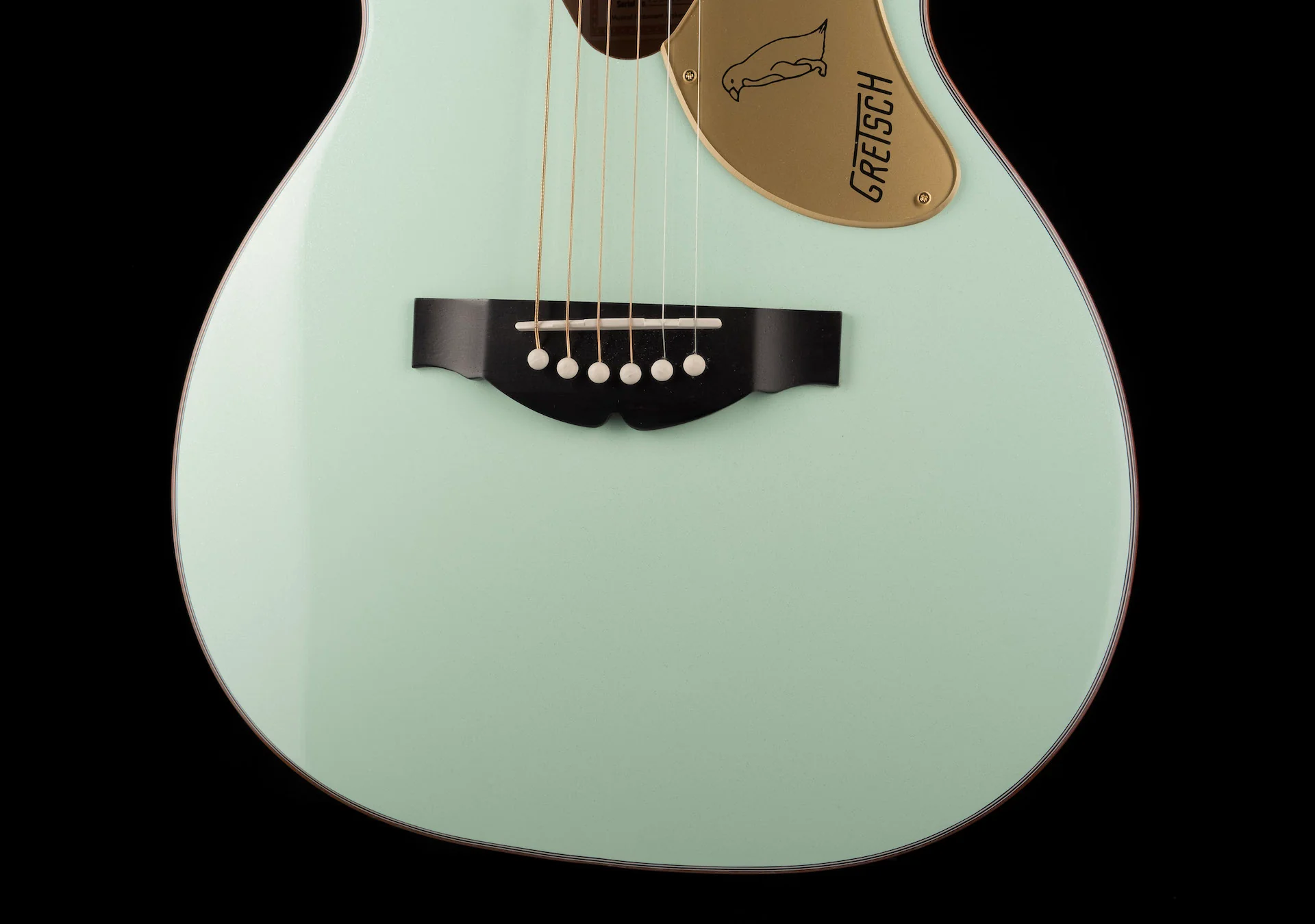 Used Gretsch G5021E Rancher Penguin Parlor Acoustic Electric Guitar Mint Metallic - Image 5