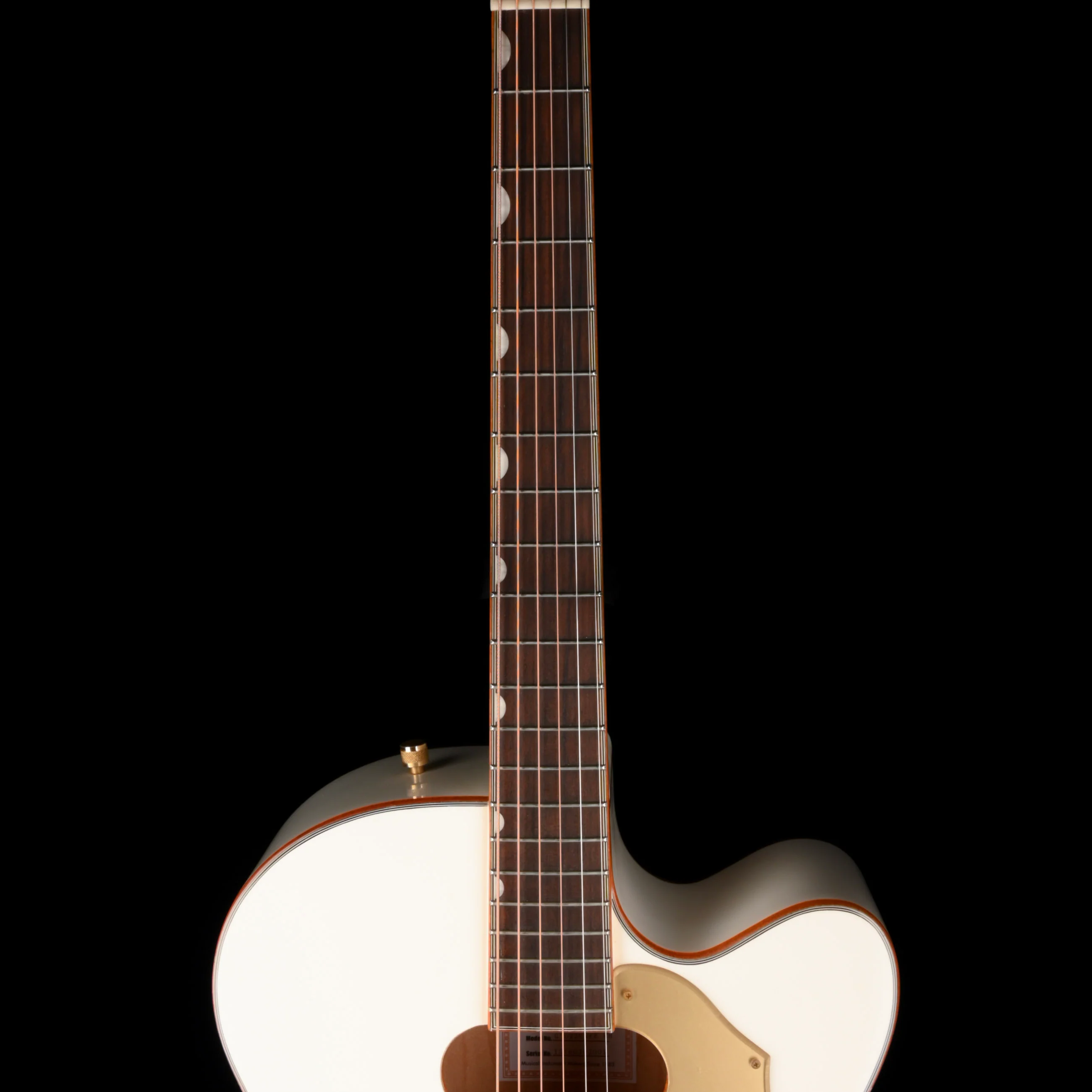 Used Gretsch G5022CWFE Rancher White Falcon Jumbo Acoustic Electric Guitar - Image 8
