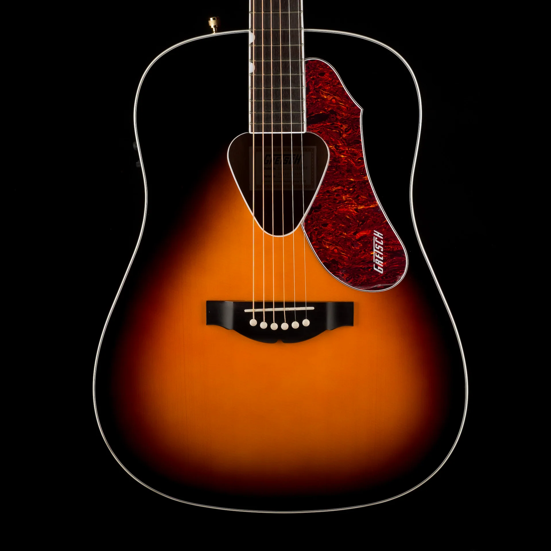 Used Gretsch G5024E Rancher Dreadnought Sunburst Acoustic Electric Guitar