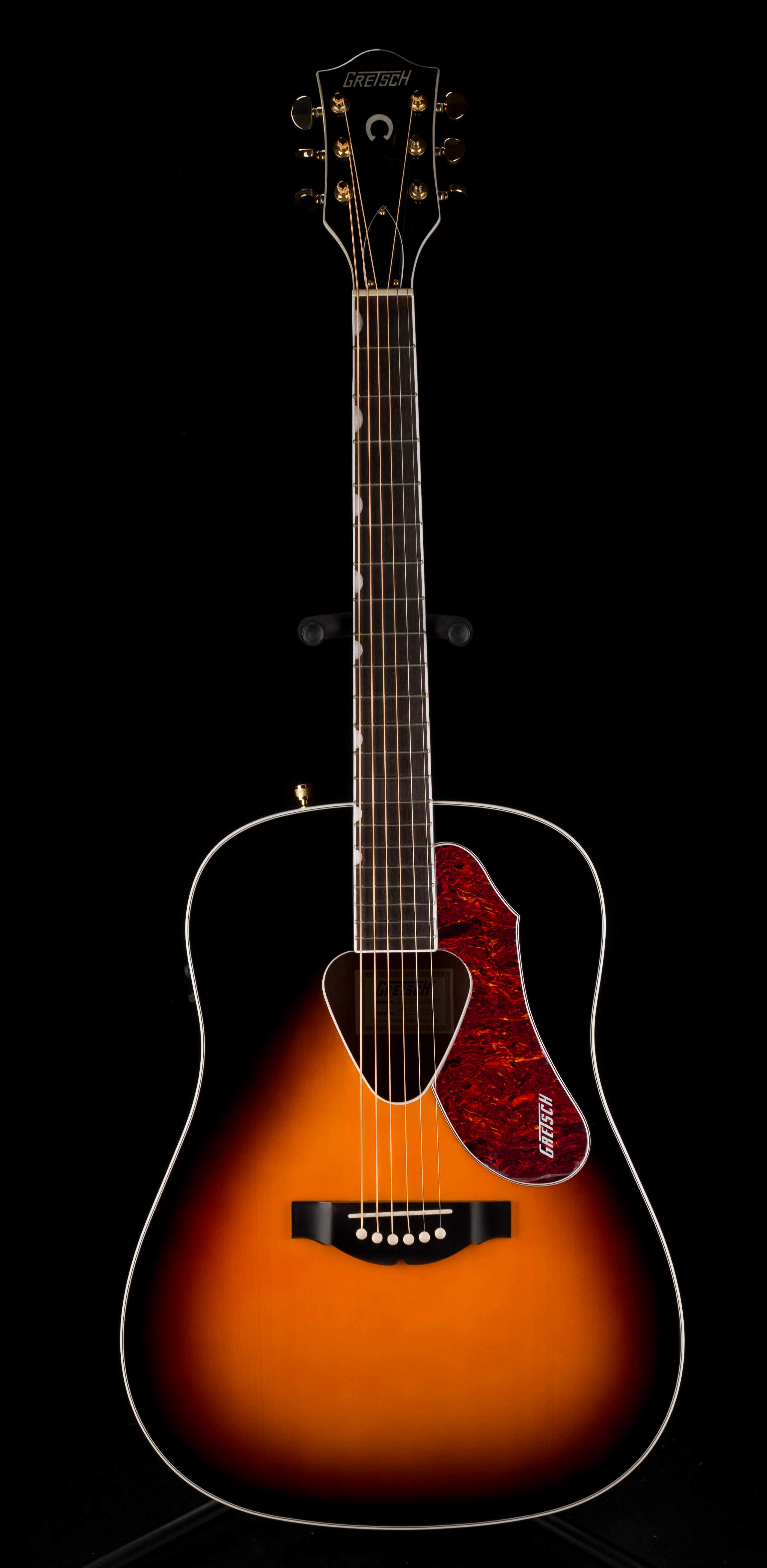Used Gretsch G5024E Rancher Dreadnought Sunburst Acoustic Electric Guitar - Image 2