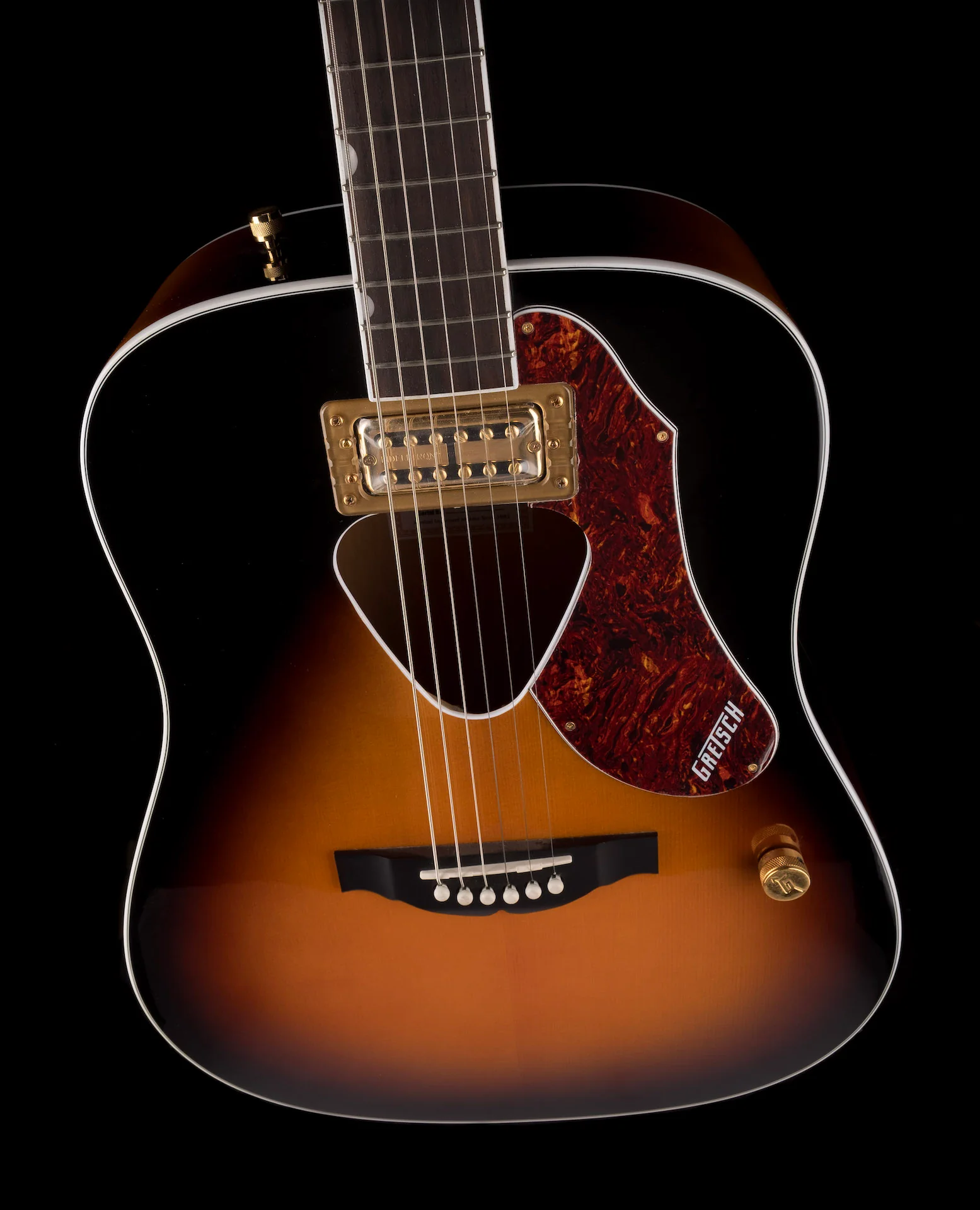 Used Gretsch G5031FT Rancher Acoustic Electric Guitar Sunburst - Image 4