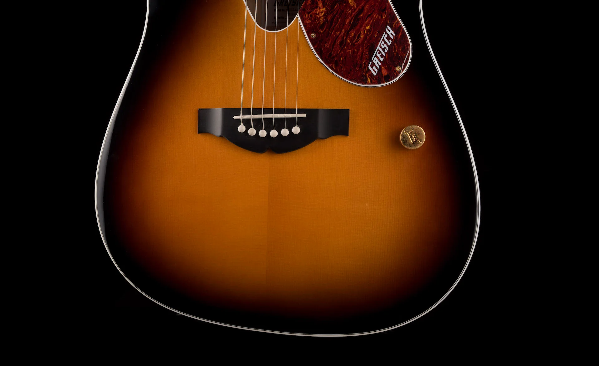 Used Gretsch G5031FT Rancher Acoustic Electric Guitar Sunburst - Image 5
