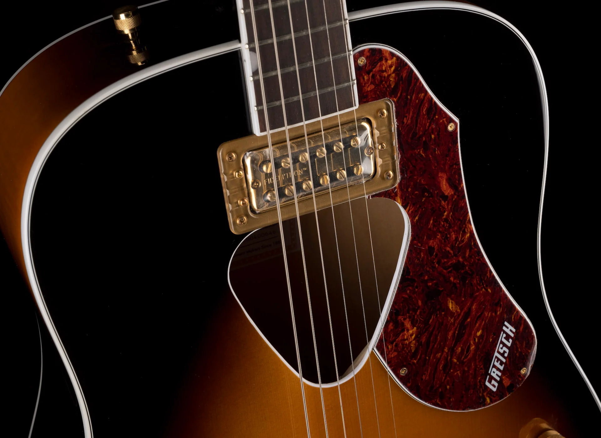 Used Gretsch G5031FT Rancher Acoustic Electric Guitar Sunburst - Image 7