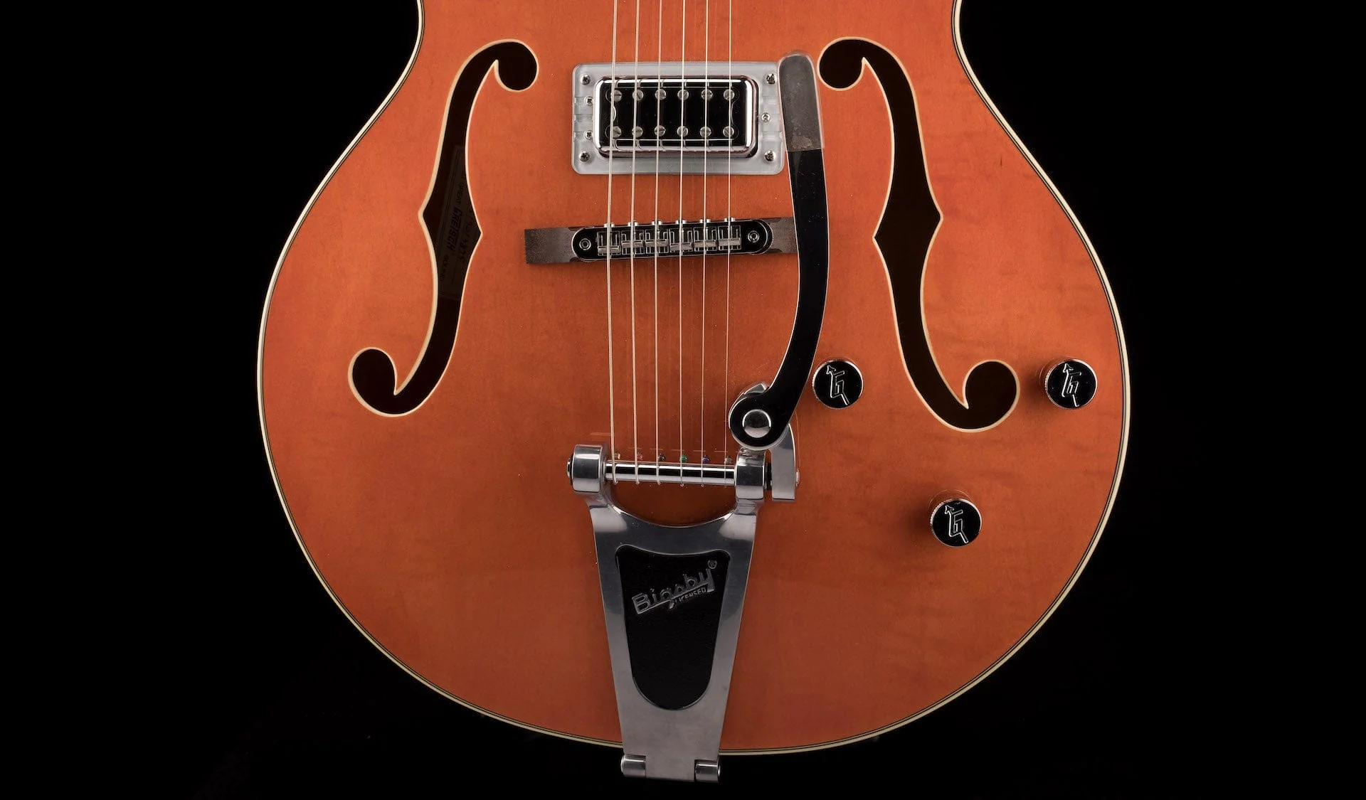 Used Gretsch G5120T Electromatic Orange With Bigsby Electric Guitar with Case - Image 7