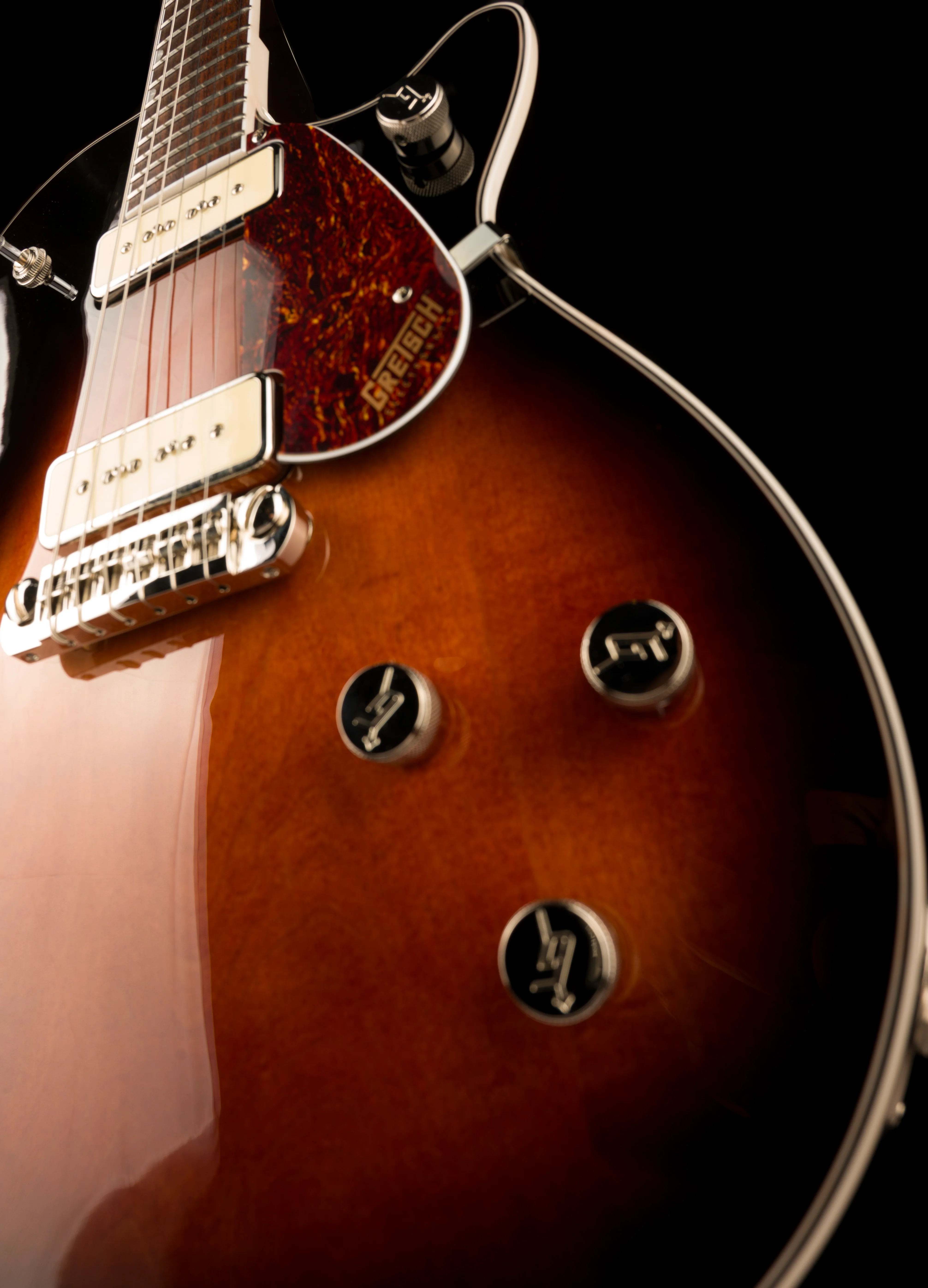Used Gretsch G5210-P90 Electromatic Jet Single Barrel Burst With Case - Image 8