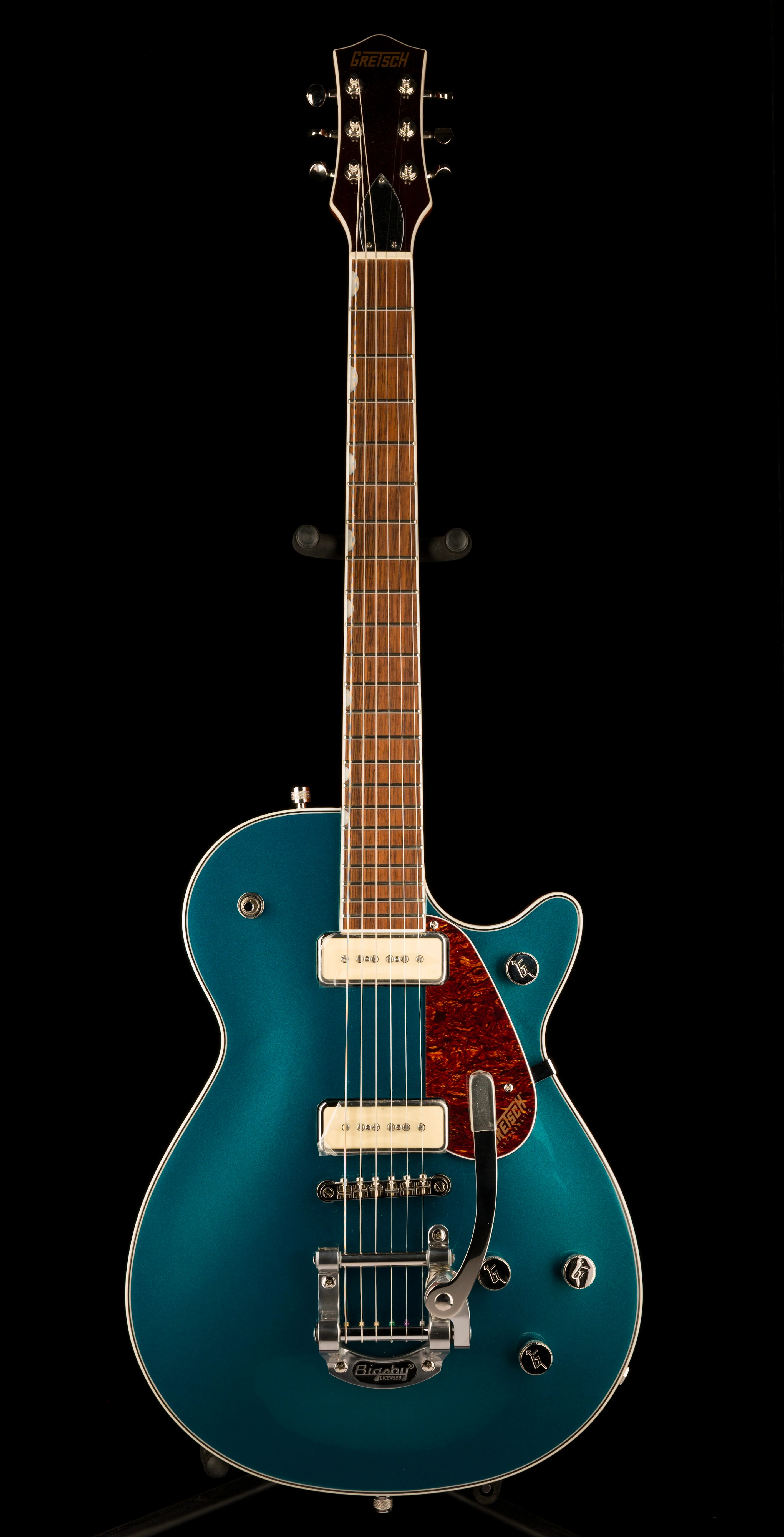 Used Gretsch G5210T-P90 Electromatic Jet Two 90 Single-Cut Petrol With OHSC - Image 2