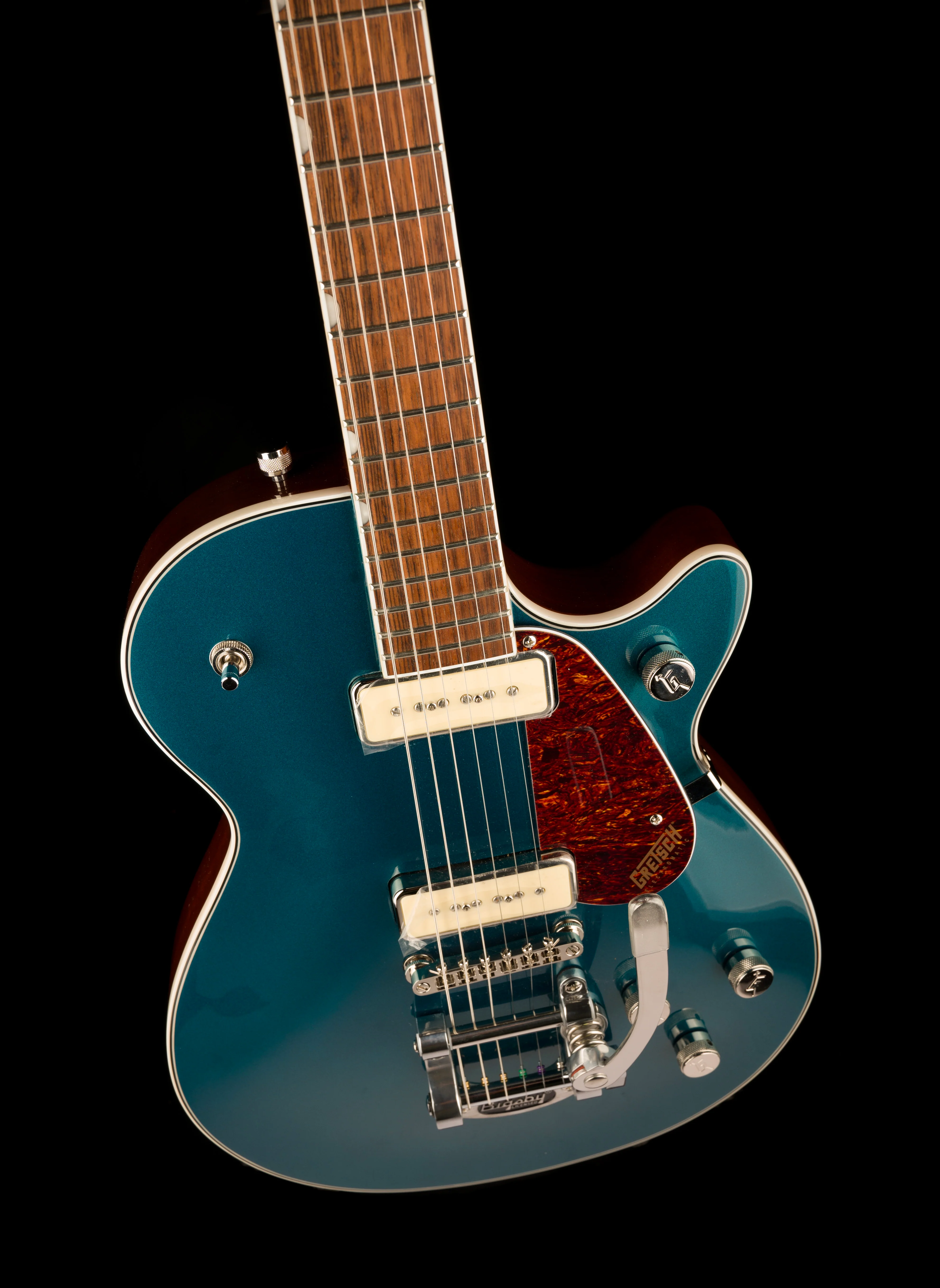 Used Gretsch G5210T-P90 Electromatic Jet Two 90 Single-Cut Petrol With OHSC - Image 4