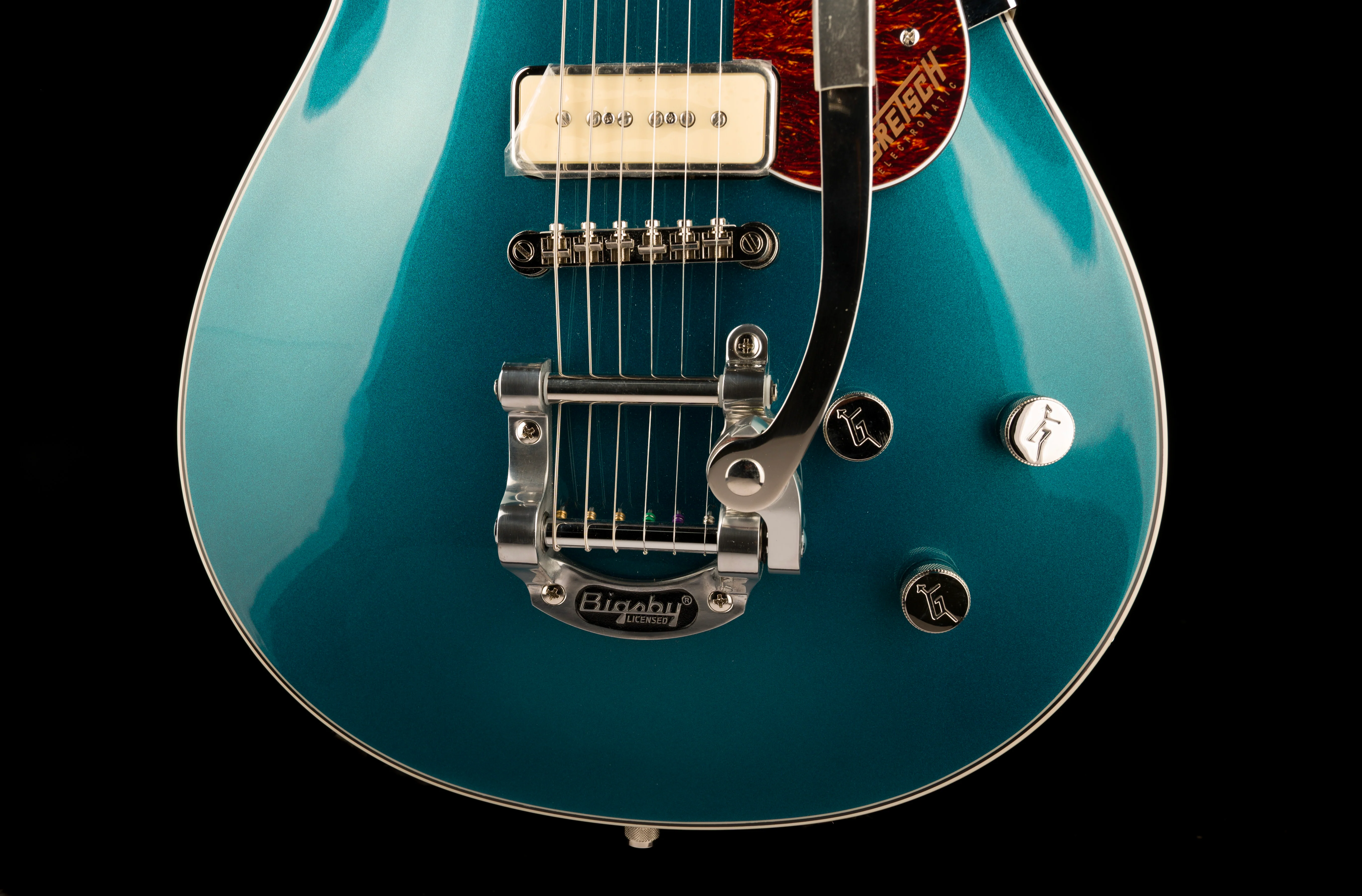 Used Gretsch G5210T-P90 Electromatic Jet Two 90 Single-Cut Petrol With OHSC - Image 5