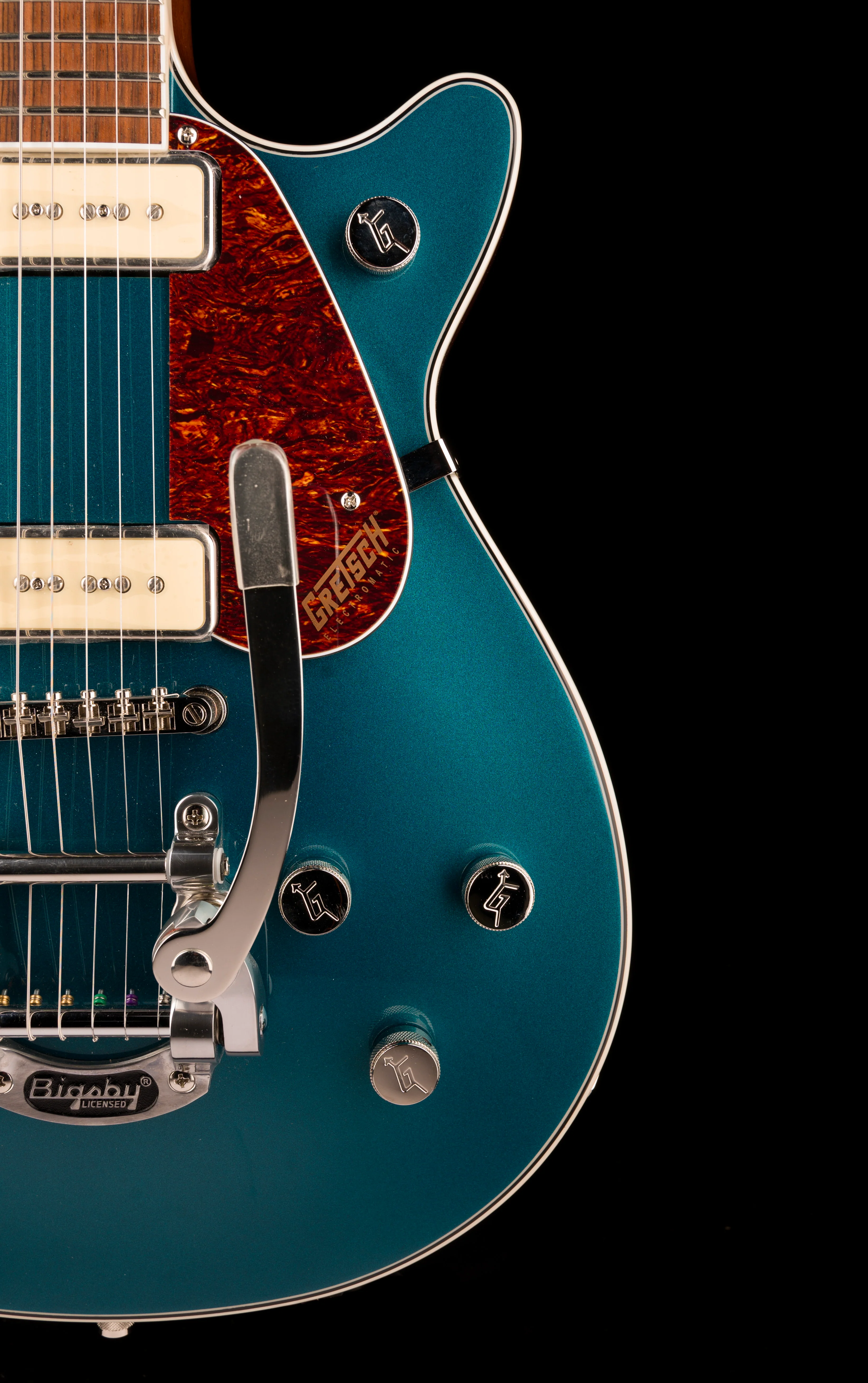 Used Gretsch G5210T-P90 Electromatic Jet Two 90 Single-Cut Petrol With OHSC - Image 9