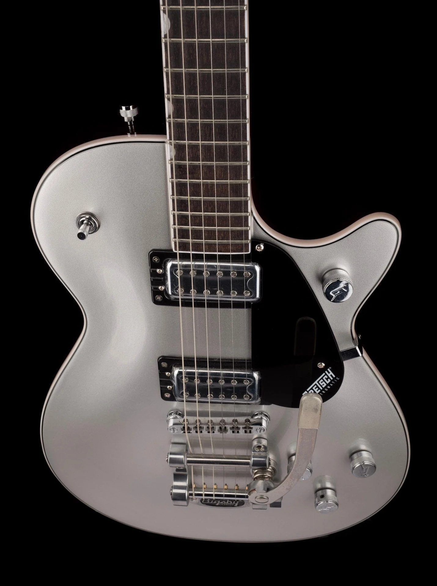 Used Gretsch G5230T Electromatic Jet with Bigsby Airline Silver - Image 4