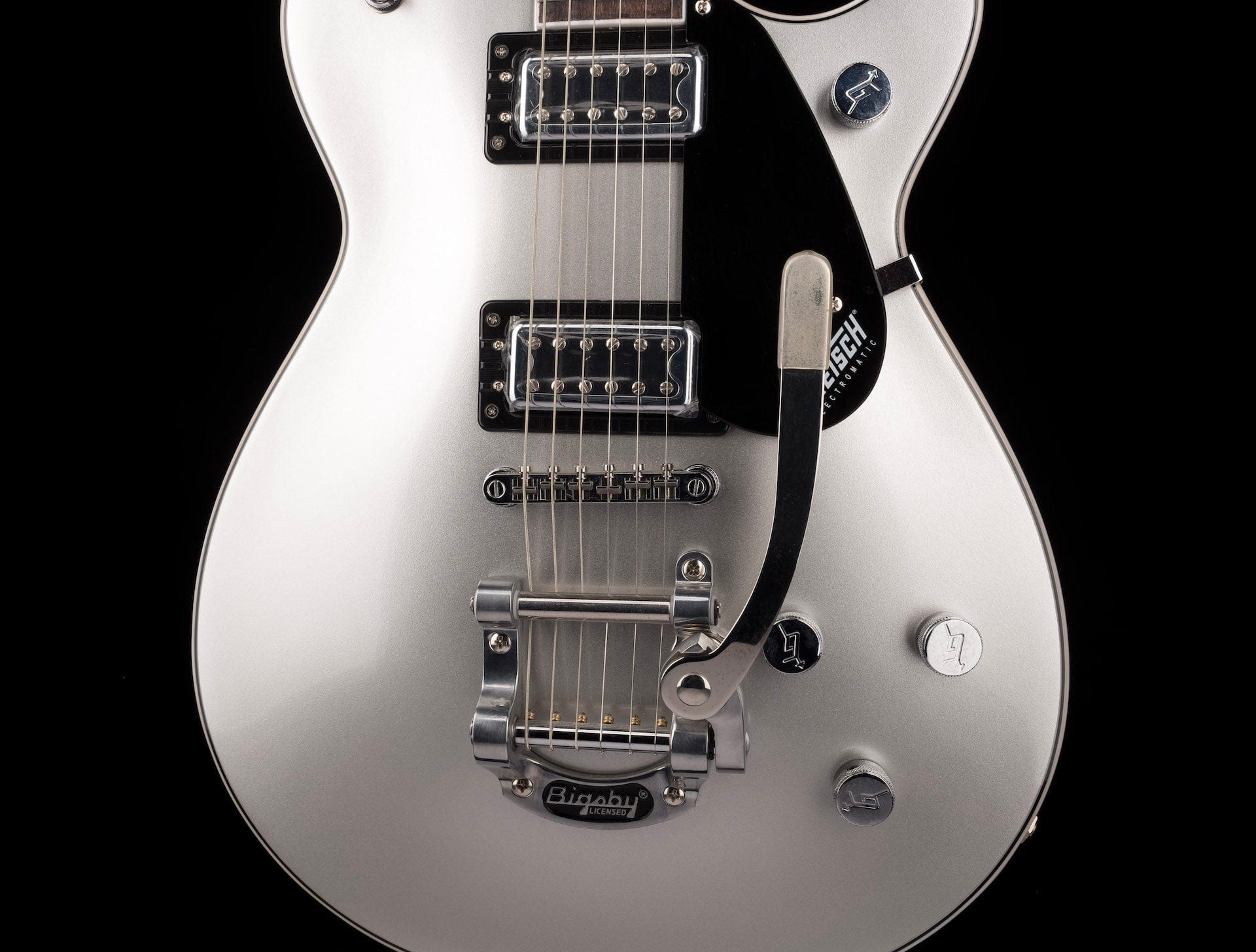 Used Gretsch G5230T Electromatic Jet with Bigsby Airline Silver - Image 6