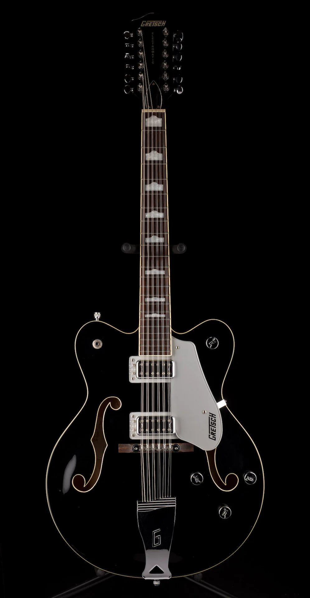 Used Gretsch G5422G-12 Electromatic Hollow Body 12 String Black with Gig Bag - Image 2