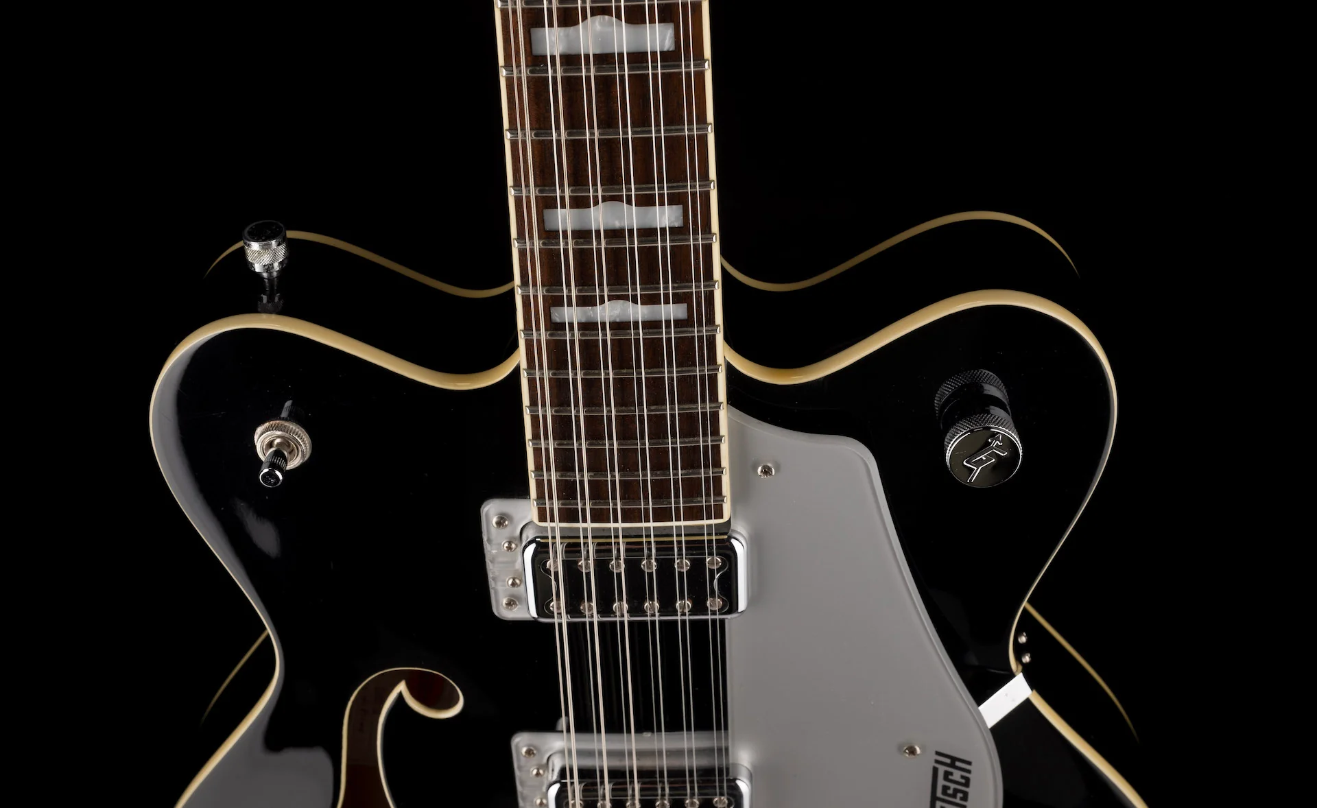 Used Gretsch G5422G-12 Electromatic Hollow Body 12 String Black with Gig Bag - Image 3
