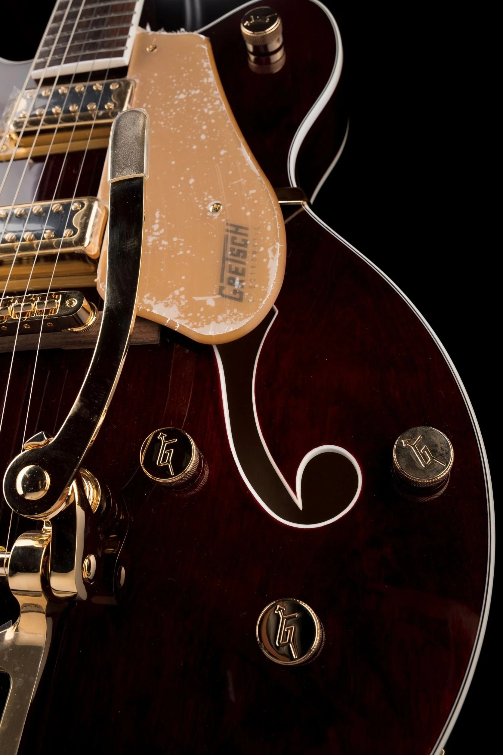 Used Gretsch G5422TG Double Cut Electromatic Hollow Body Guitar Walnut With Bigsby OHSC - Image 8