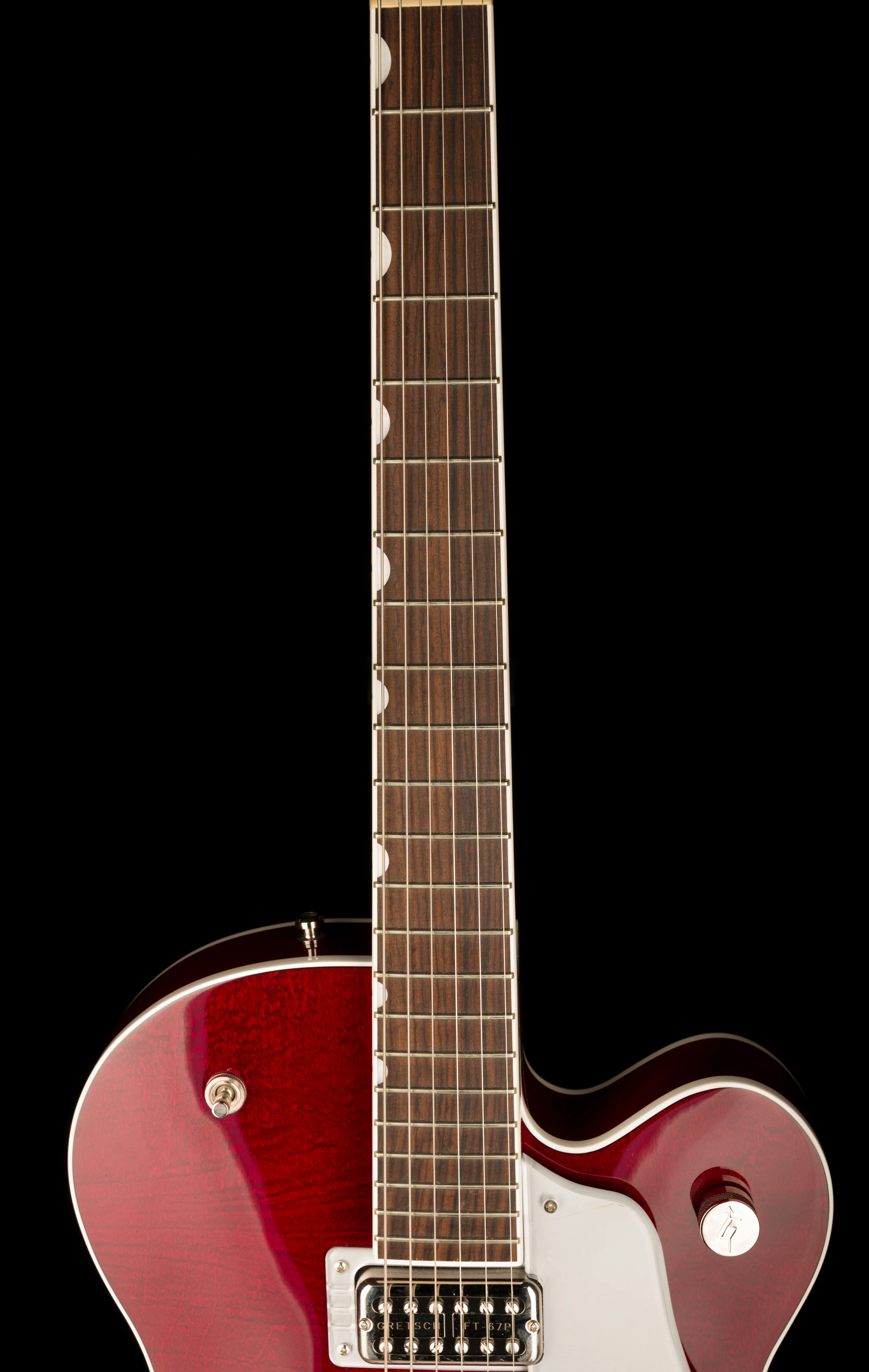 Used Gretsch G6119T-ET Players Edition Tennessee Rose Electrotone Hollow Body Dark Cherry Stain with OHSC - Image 11