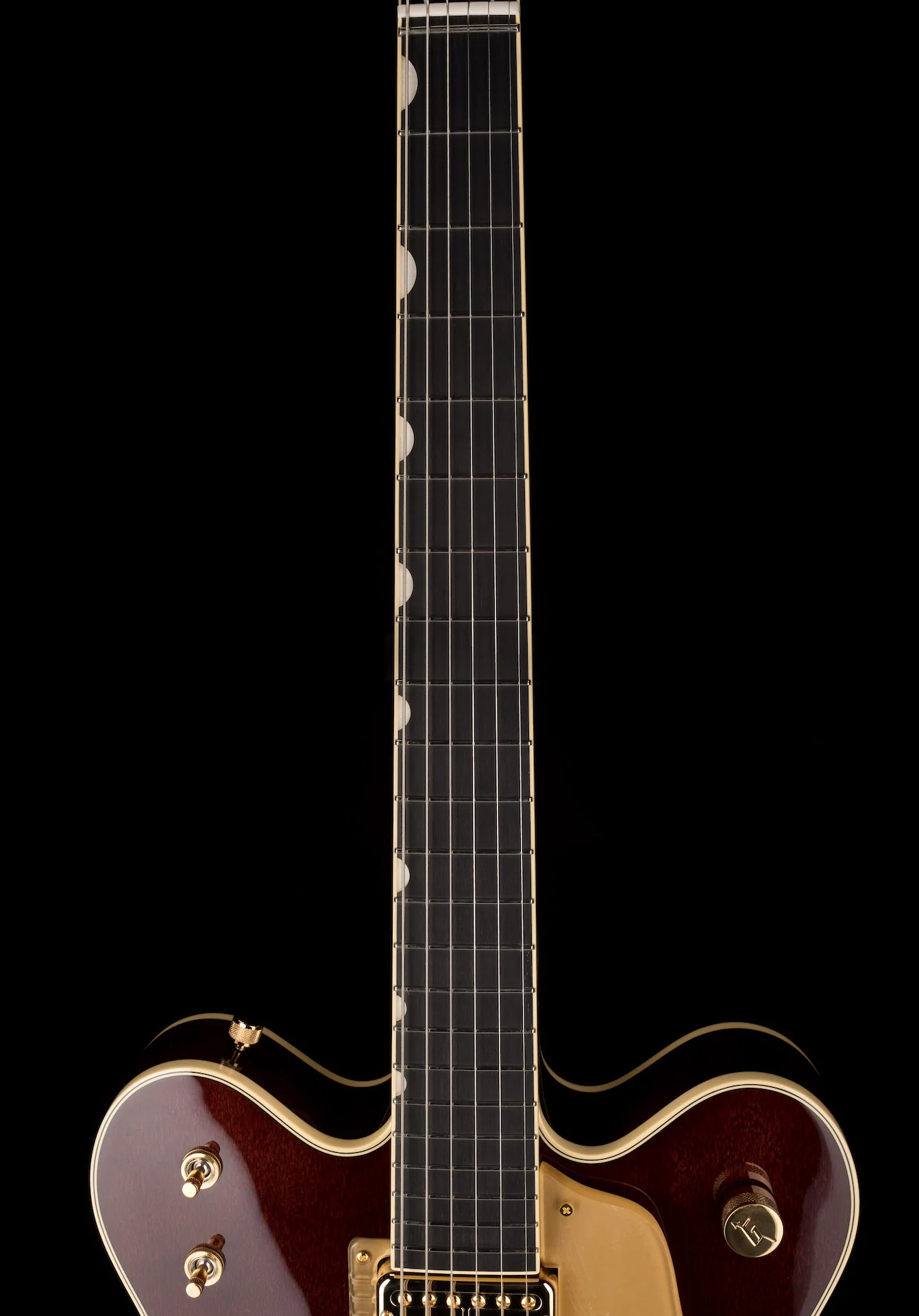 Used '22 Gretsch G6122T-62GE Vintage Select Country Gentleman Walnut Stain OHSC - 2 - Image 3