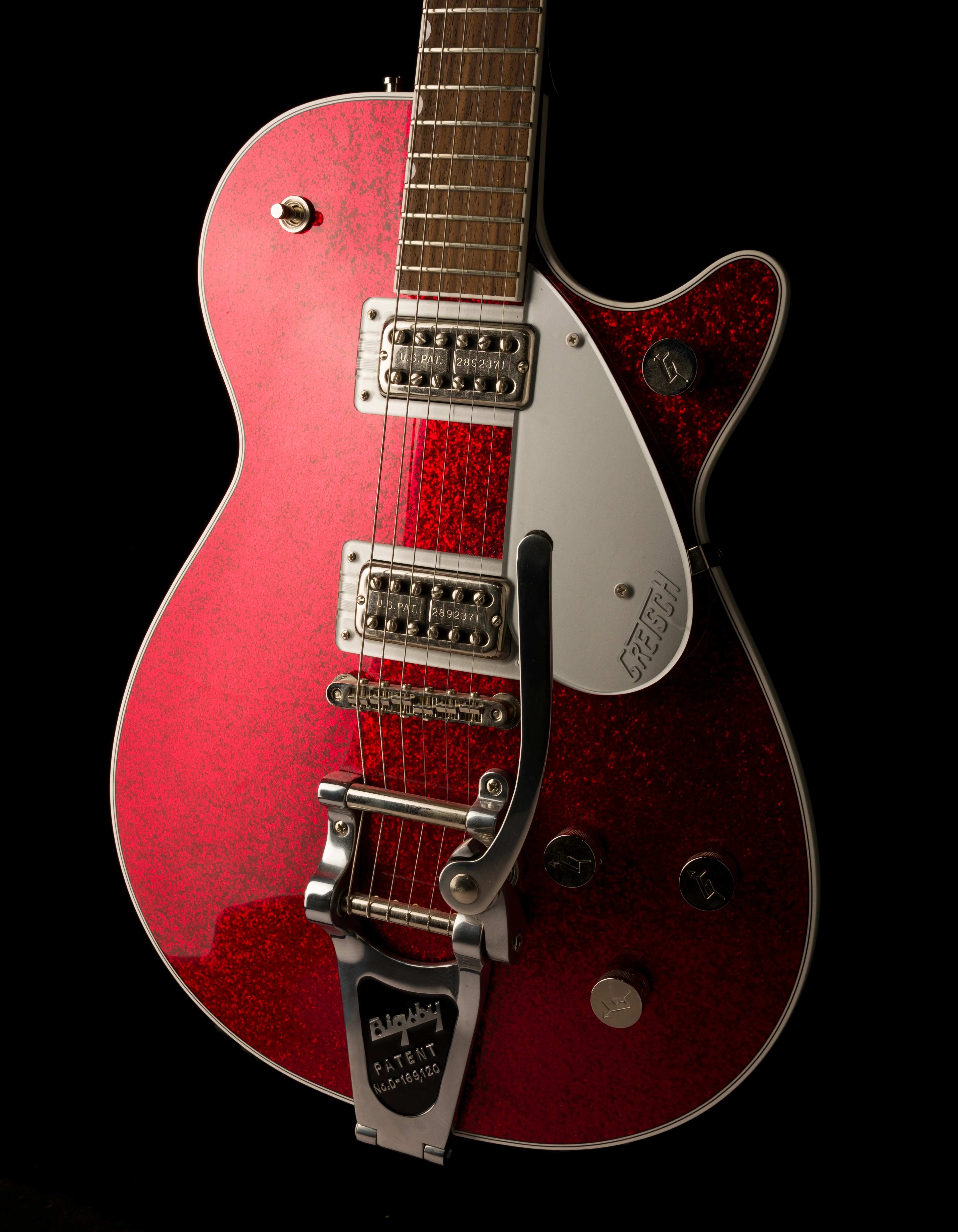 Used Gretsch G6129T Players Edition Jet Red Sparkle with OHSC - Image 11