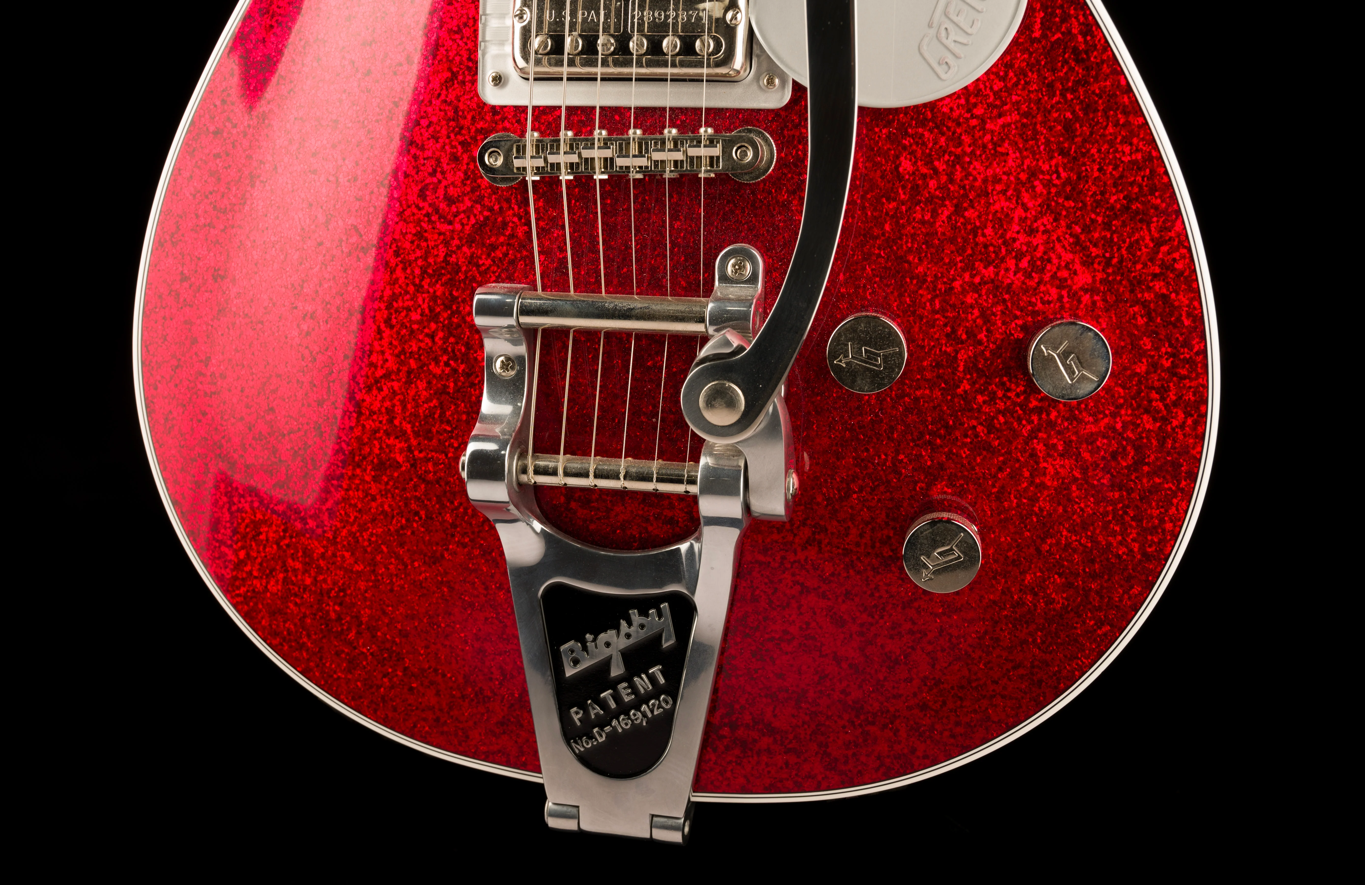 Used Gretsch G6129T Players Edition Jet Red Sparkle with OHSC - Image 5