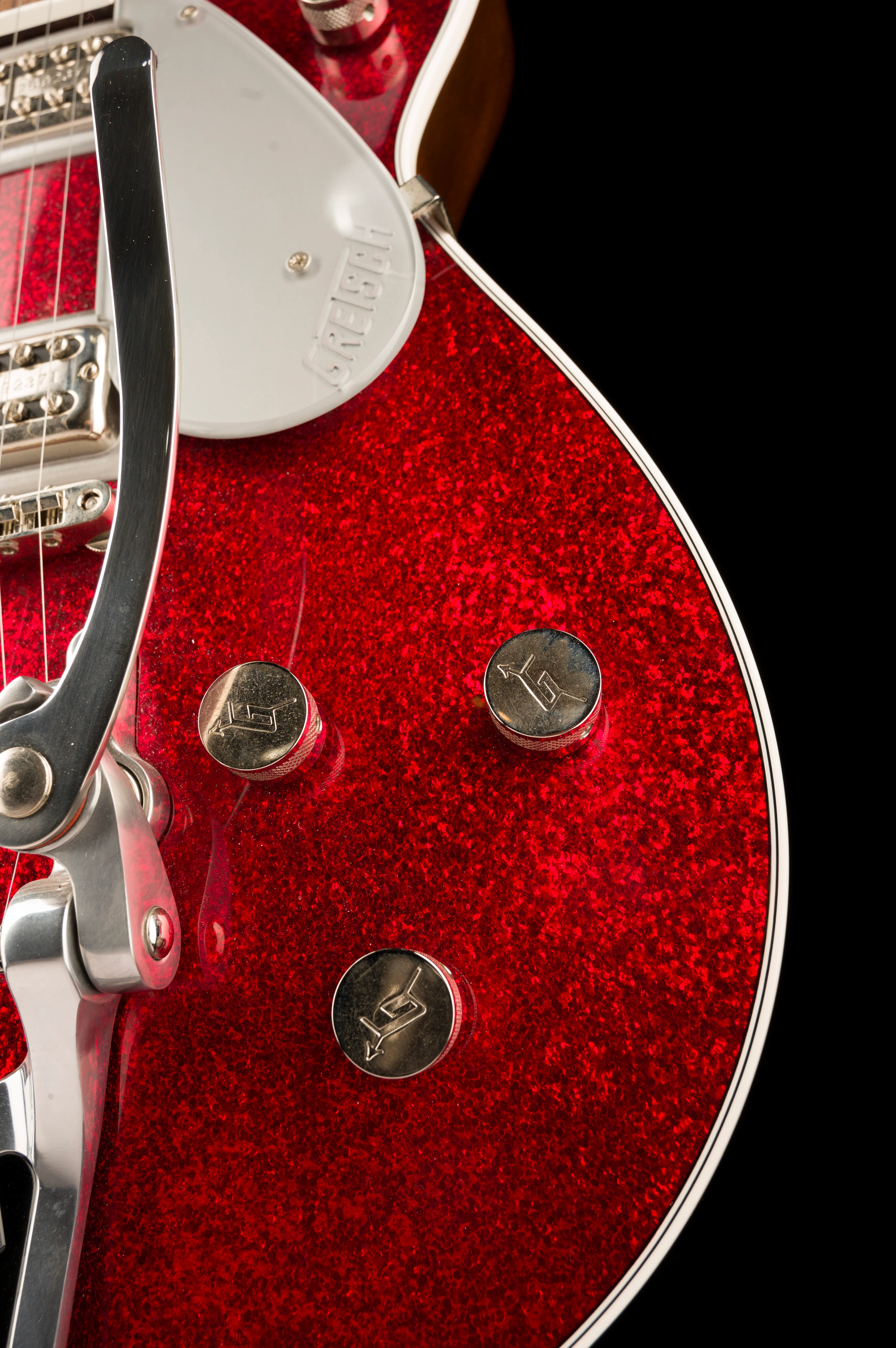 Used Gretsch G6129T Players Edition Jet Red Sparkle with OHSC - Image 8