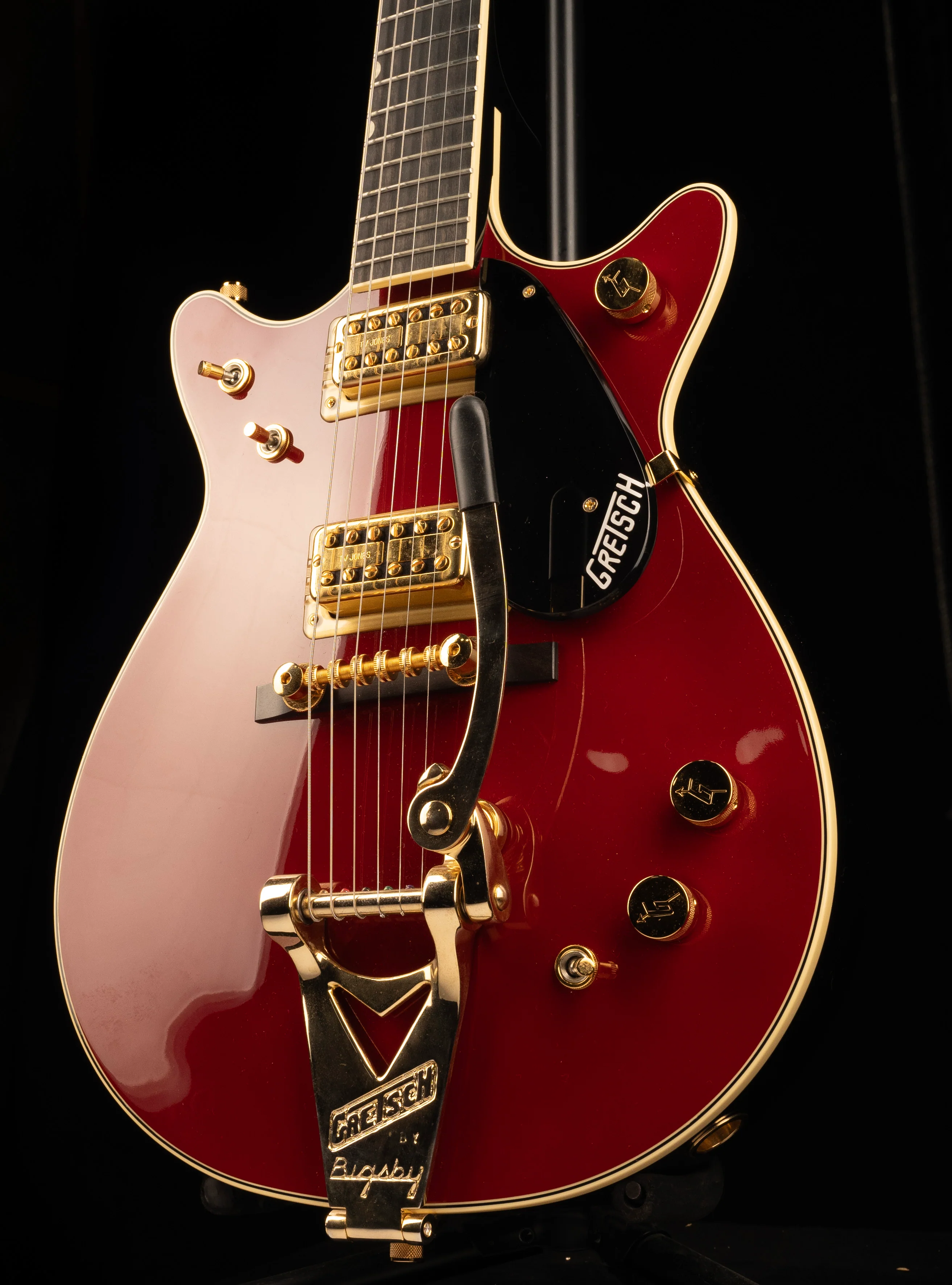 Used Gretsch G6131T-62 Vintage Select ’62 Jet Vintage Firebird Red With OHSC - Image 3