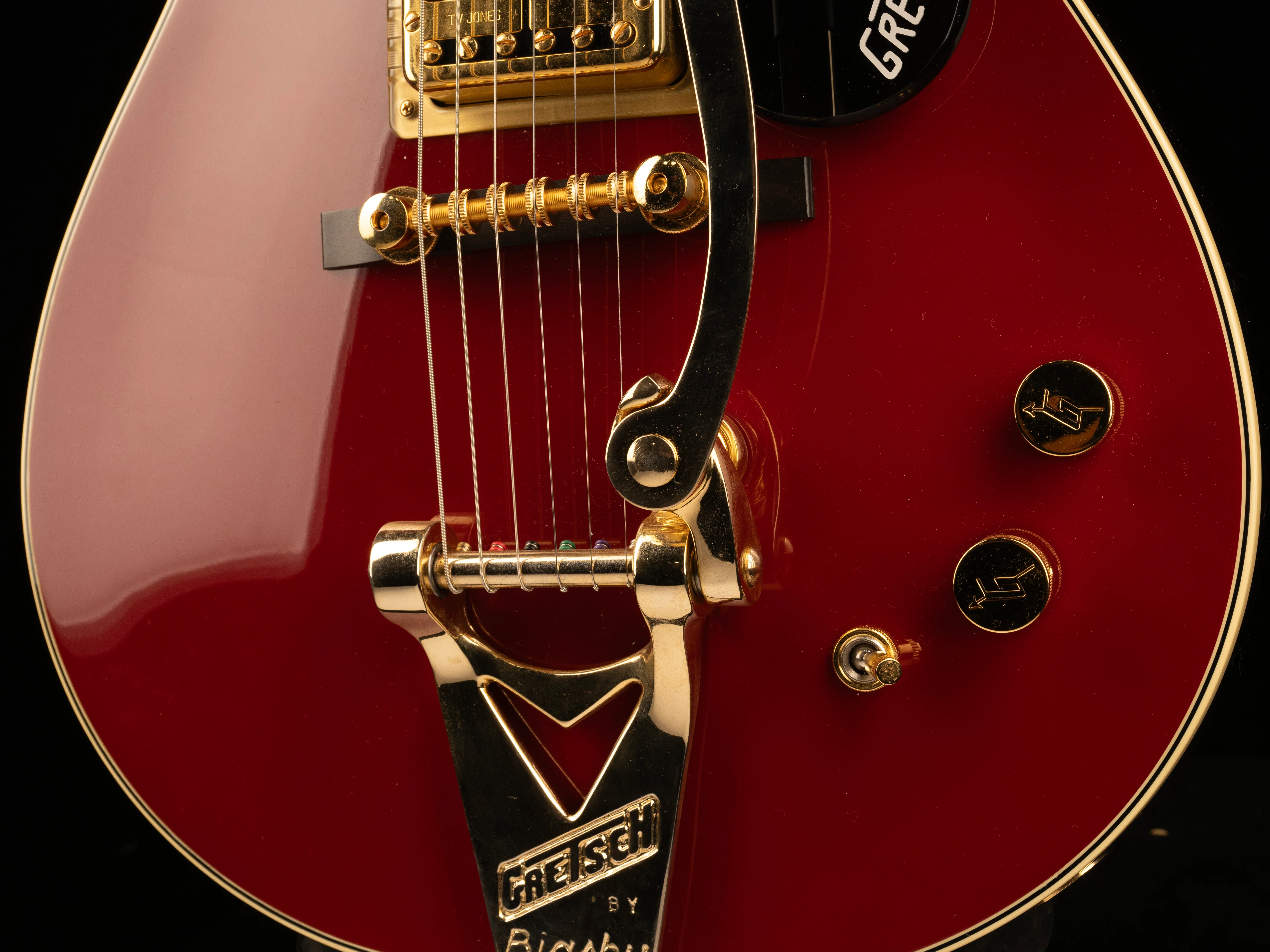 Used Gretsch G6131T-62 Vintage Select ’62 Jet Vintage Firebird Red With OHSC - Image 4
