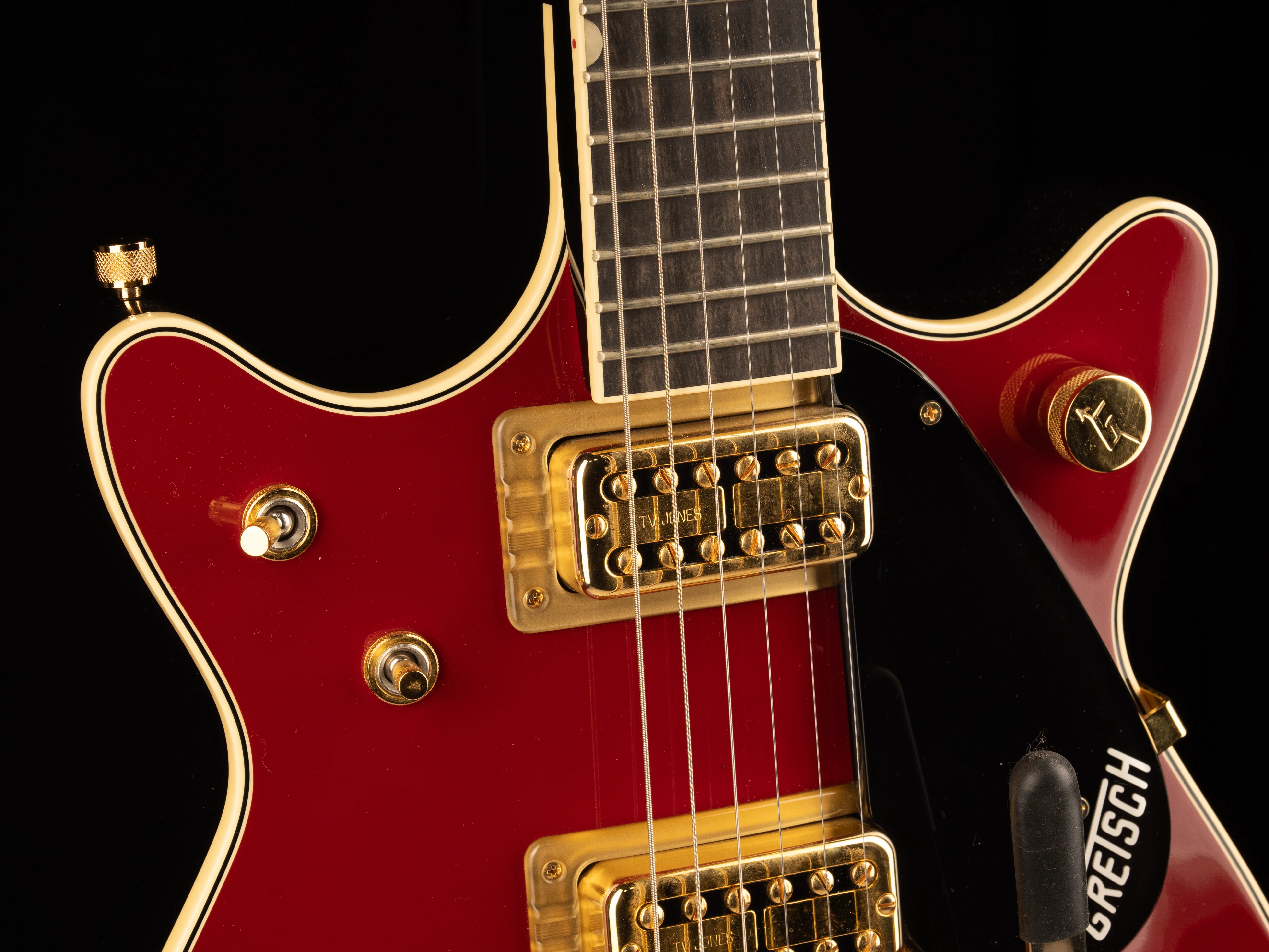 Used Gretsch G6131T-62 Vintage Select ’62 Jet Vintage Firebird Red With OHSC - Image 5